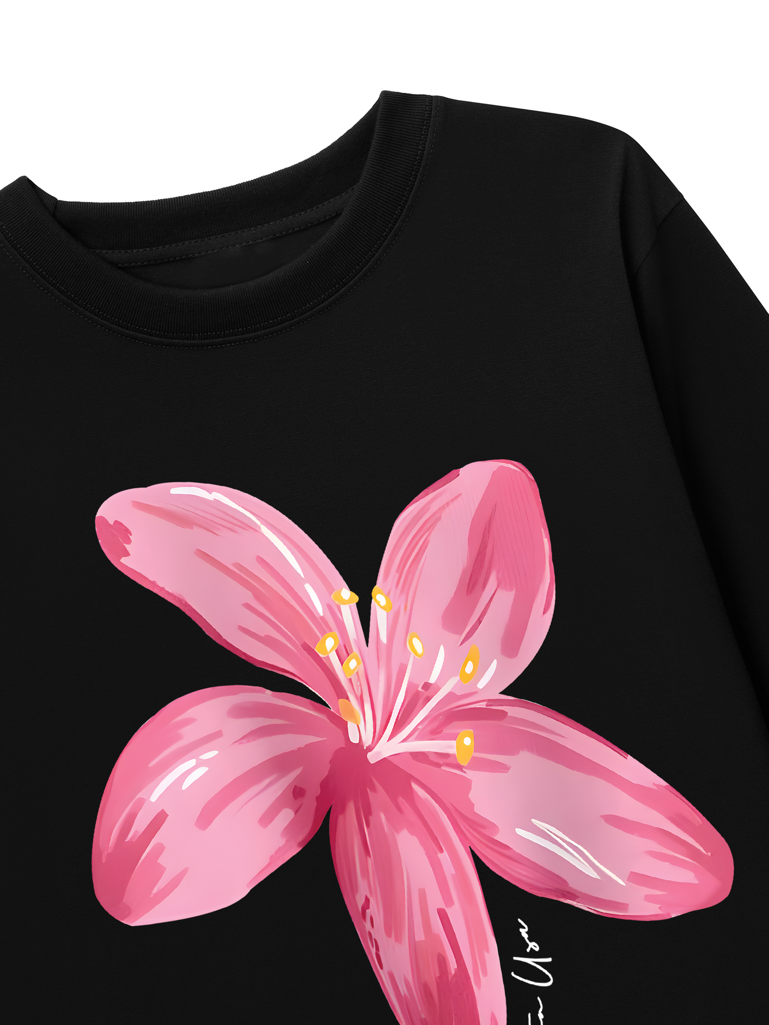 Áo Thun Dài Tay Floral Pink Flower