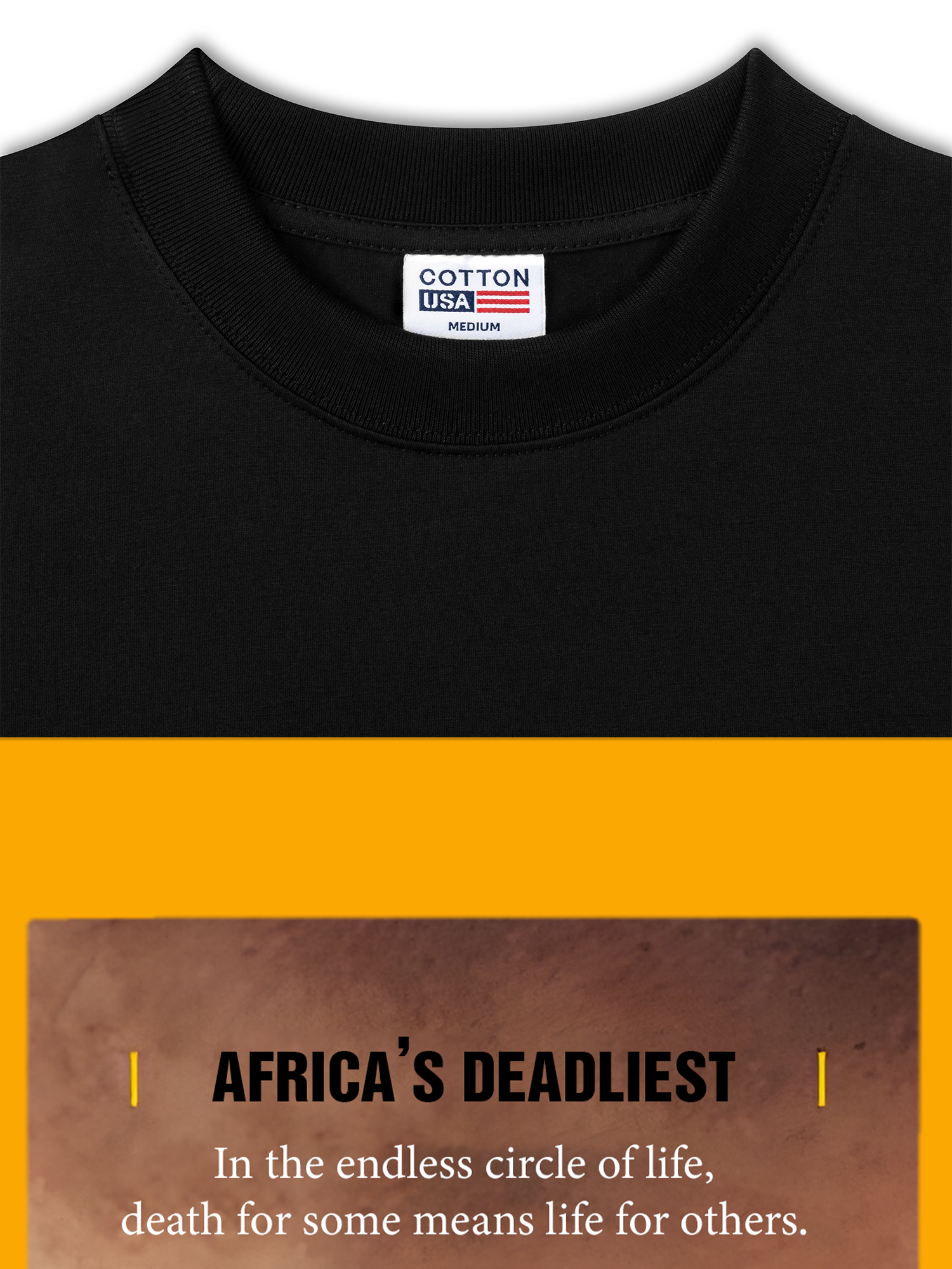 Áo Thun Relaxed Fit Wild Life Africa's Deadliest