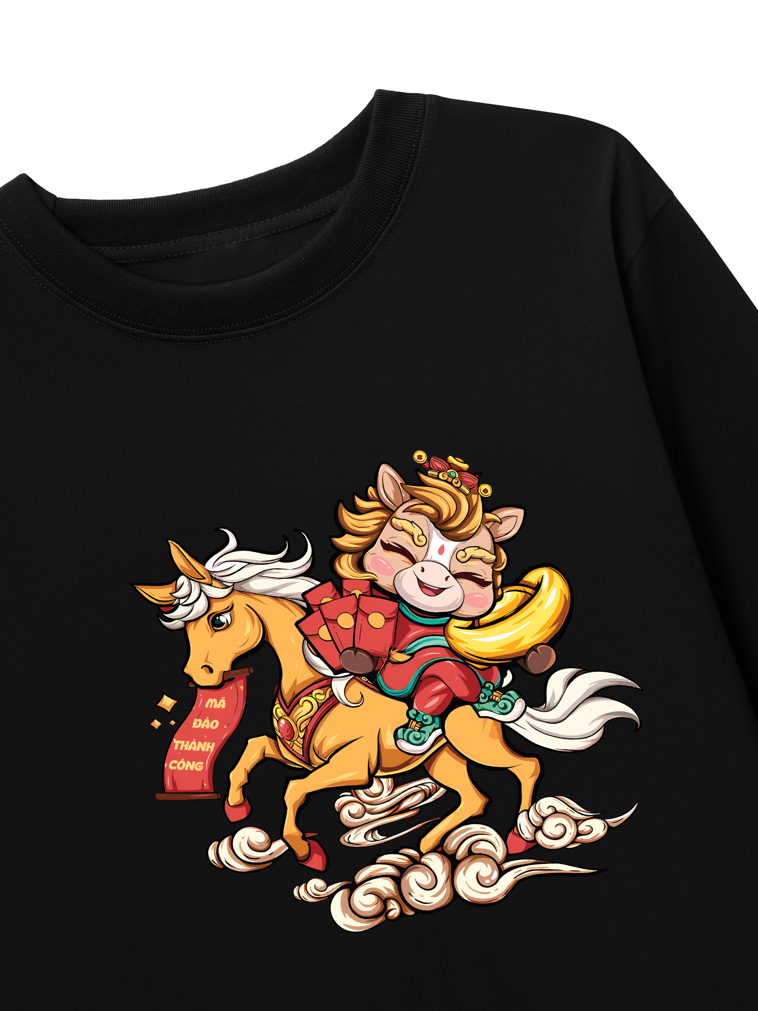 Áo Thun Dài Tay Mã Đáo Thành Công