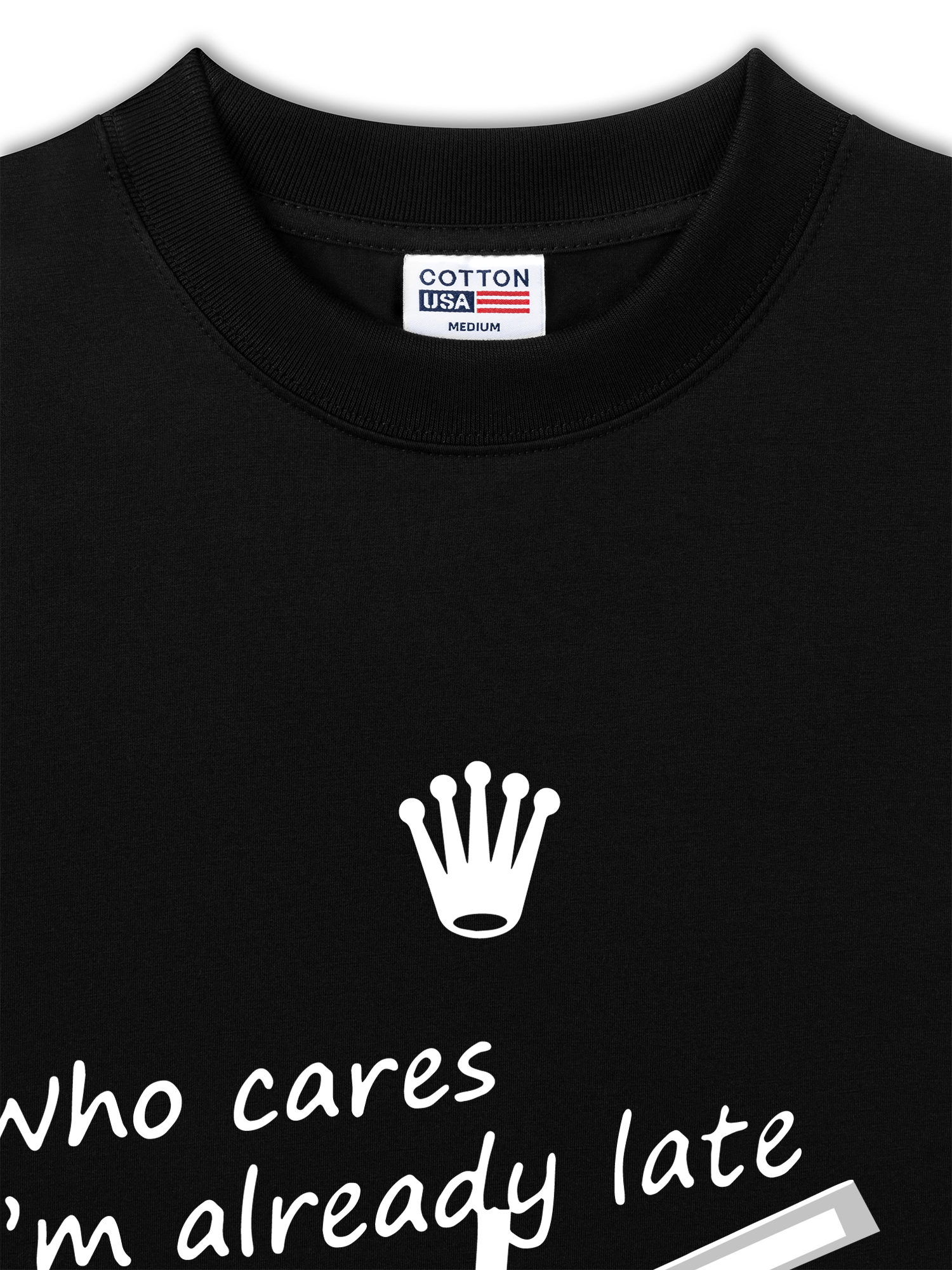 Áo Thun Relaxed Fit I'm Already Late