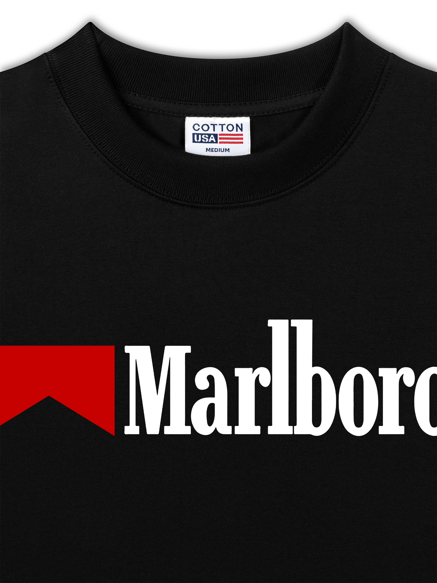 Áo Thun Relaxed Fit Marlboro Typo Logo