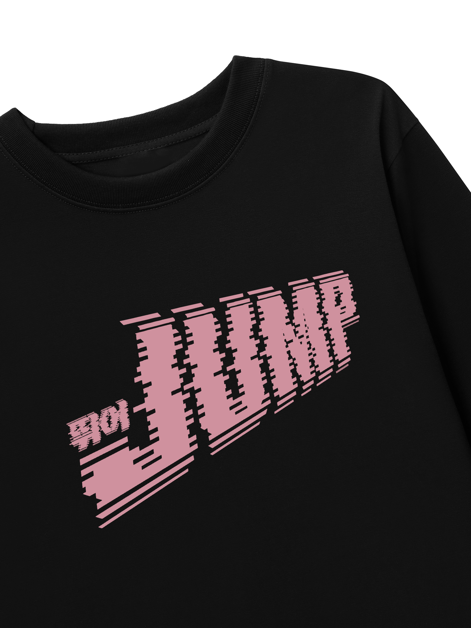 Áo Thun Dài Tay Black Pink Jump
