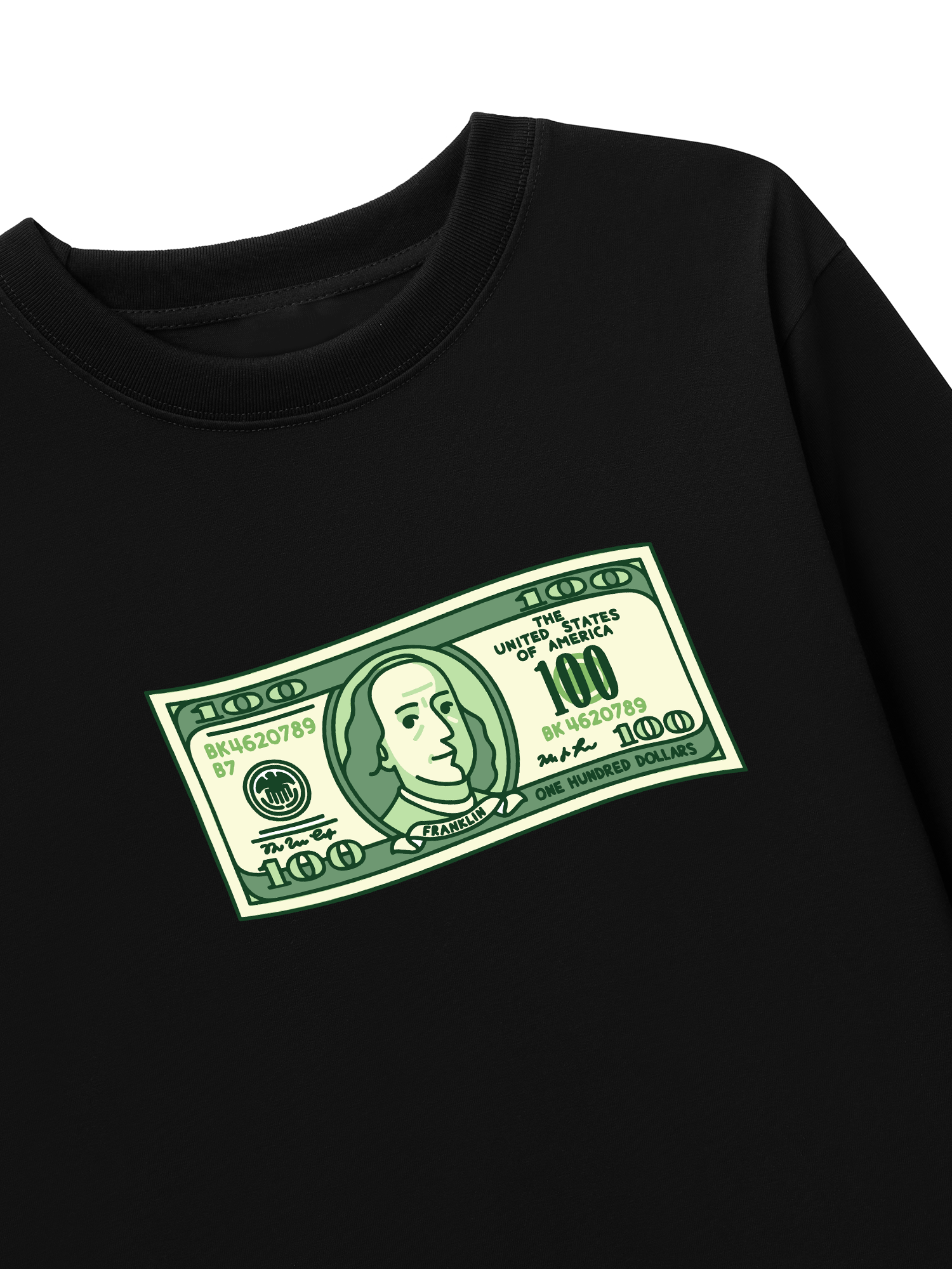 Áo Thun Dài Tay Money Cash Rules Everything