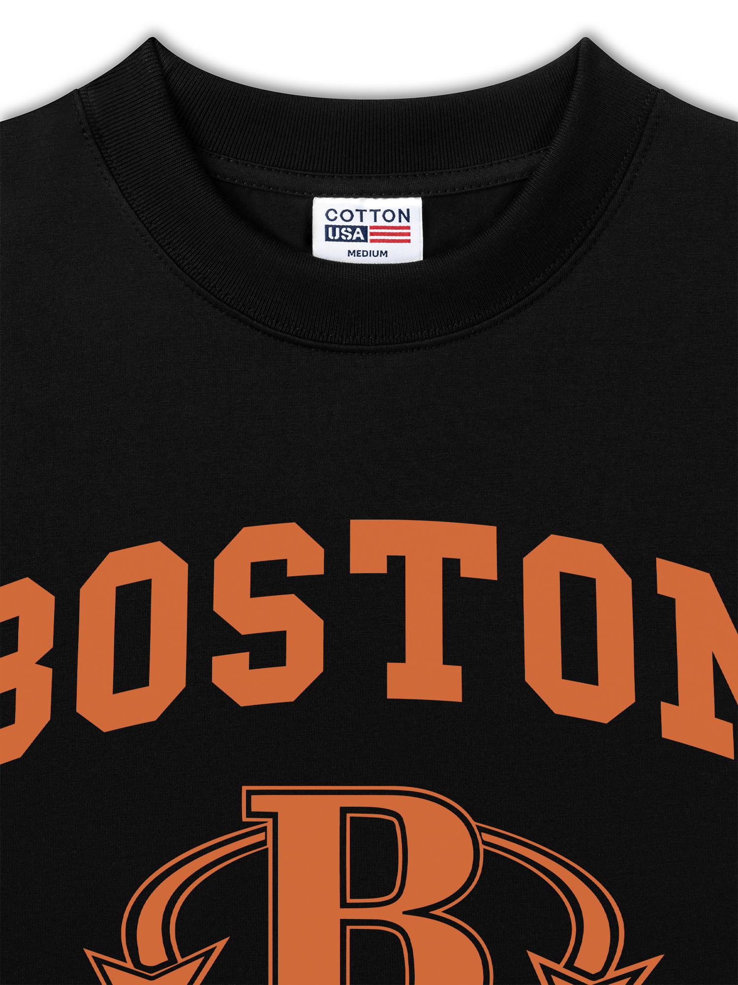 Áo Thun Relaxed Fit USA Boston Super Star