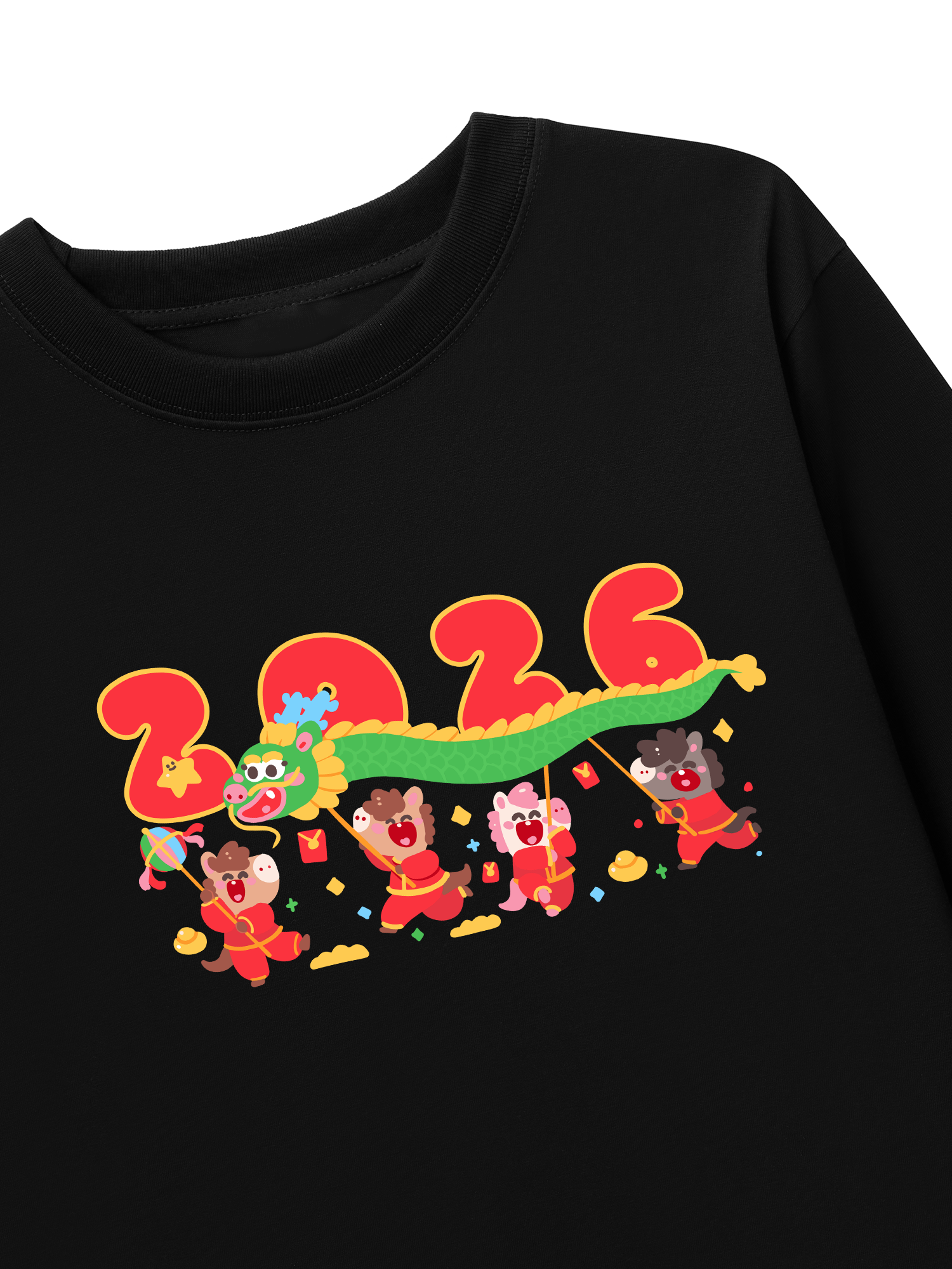 Áo Thun Dài Tay Ngũ Phúc Lâm Môn