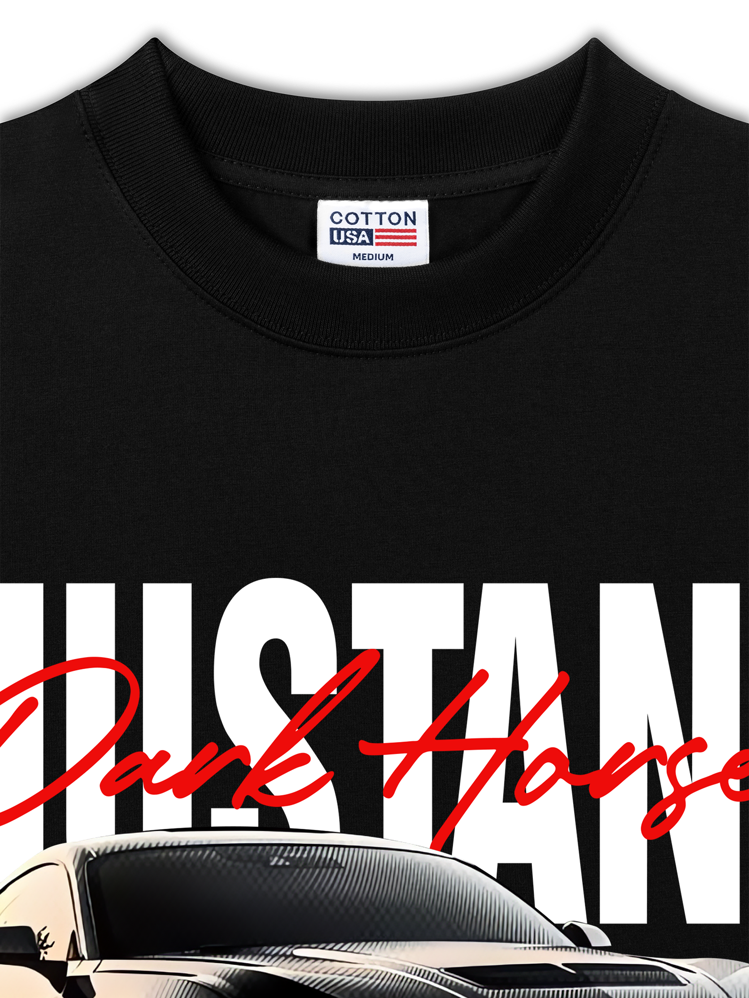 Áo Thun Relaxed Fit Ford Mustang Dark Horse