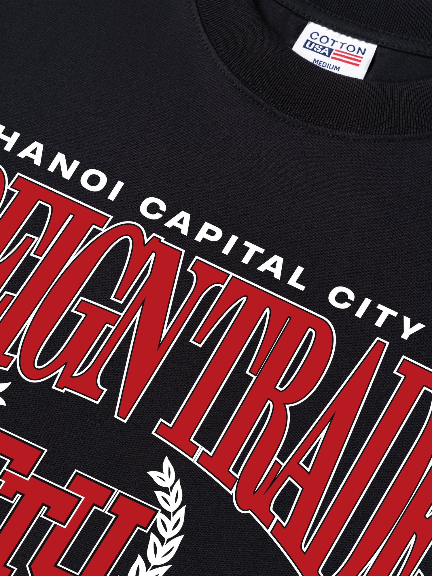 Áo Thun Relaxed Fit Foreign Trade University