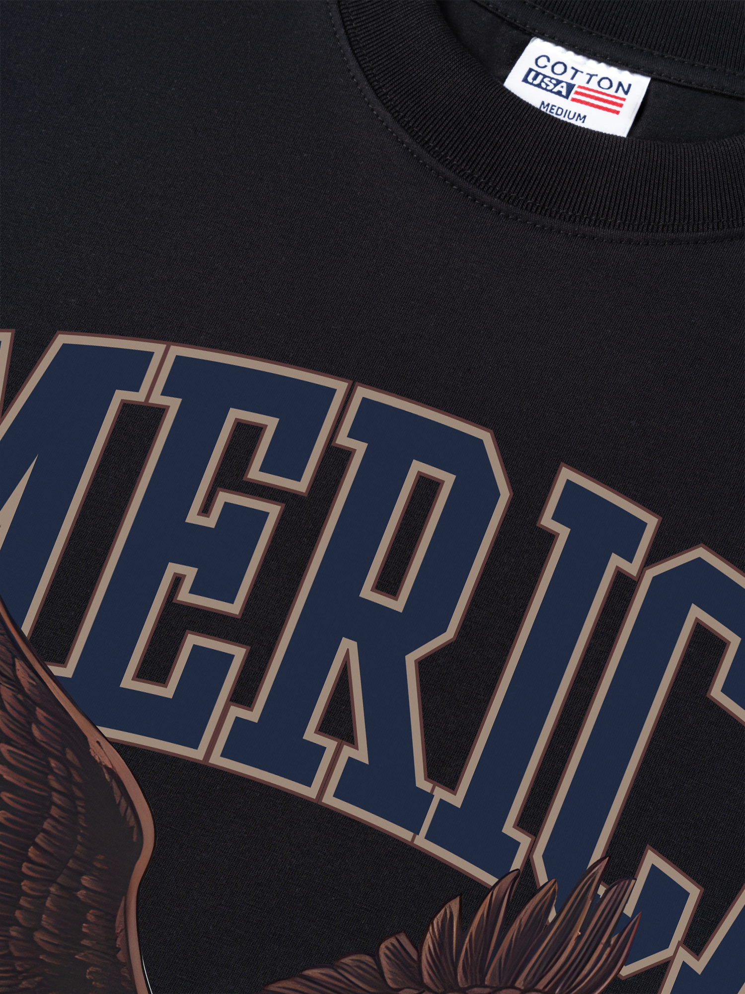 Áo Thun Relaxed Fit USA Home Of The Brave