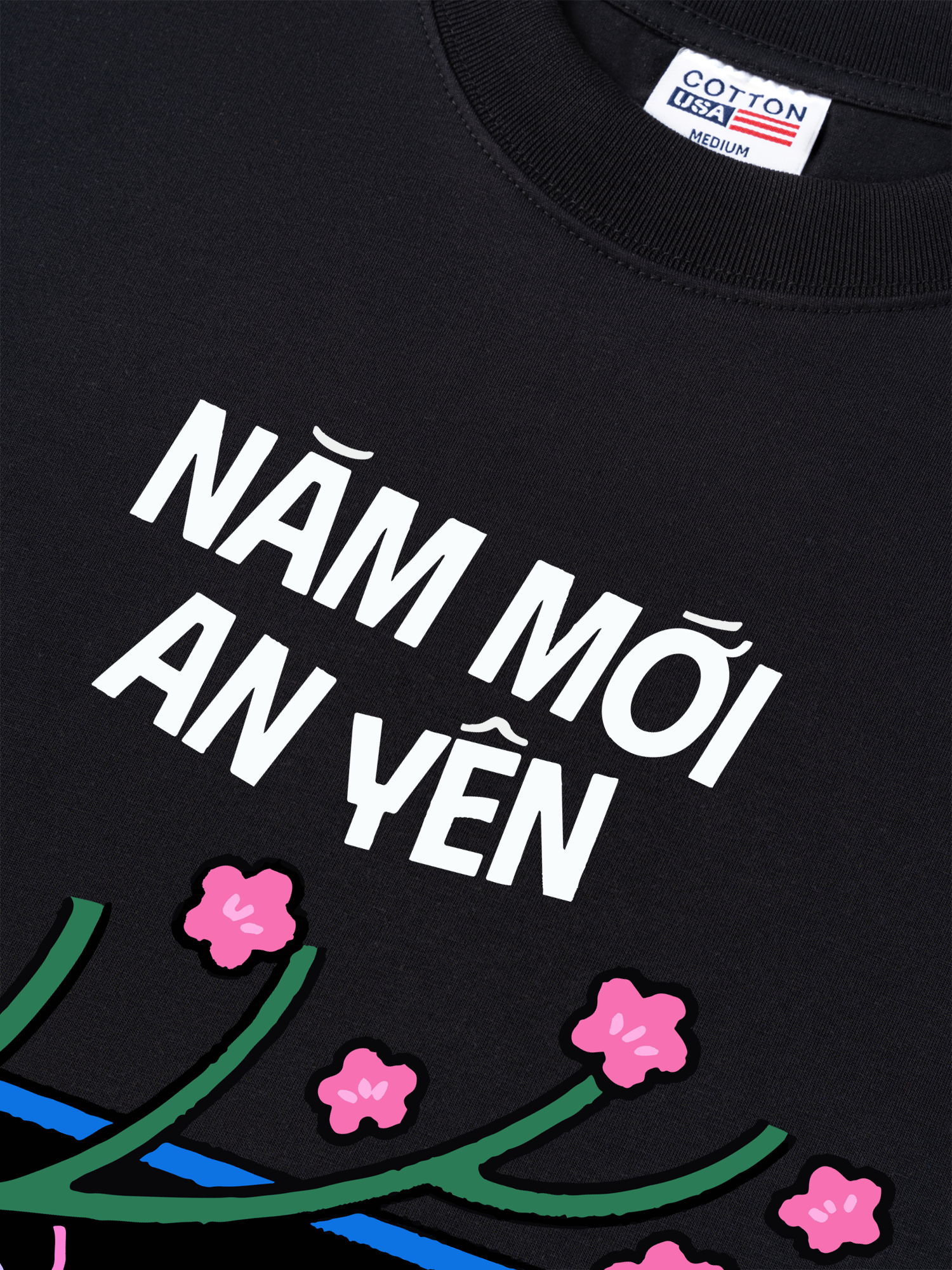 Áo Thun Relaxed Fit Năm Mới An Yên