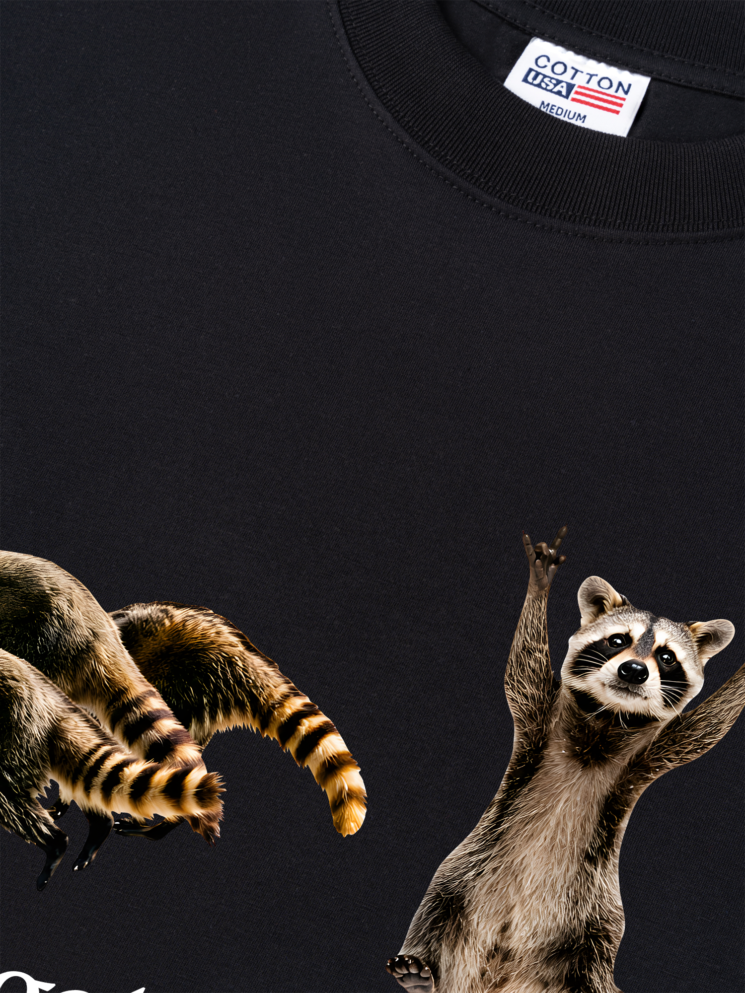 Áo Thun Relaxed Fit I Just Gotta Be Me Raccoon