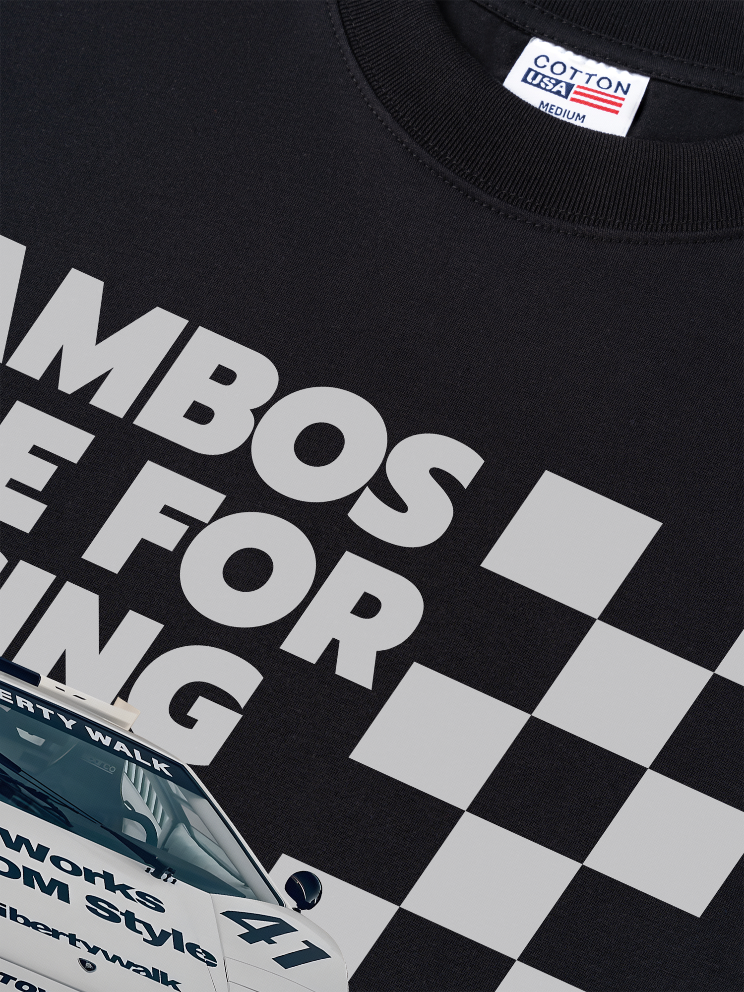 Áo Thun Relaxed Fit Lamborghini Are For Racing