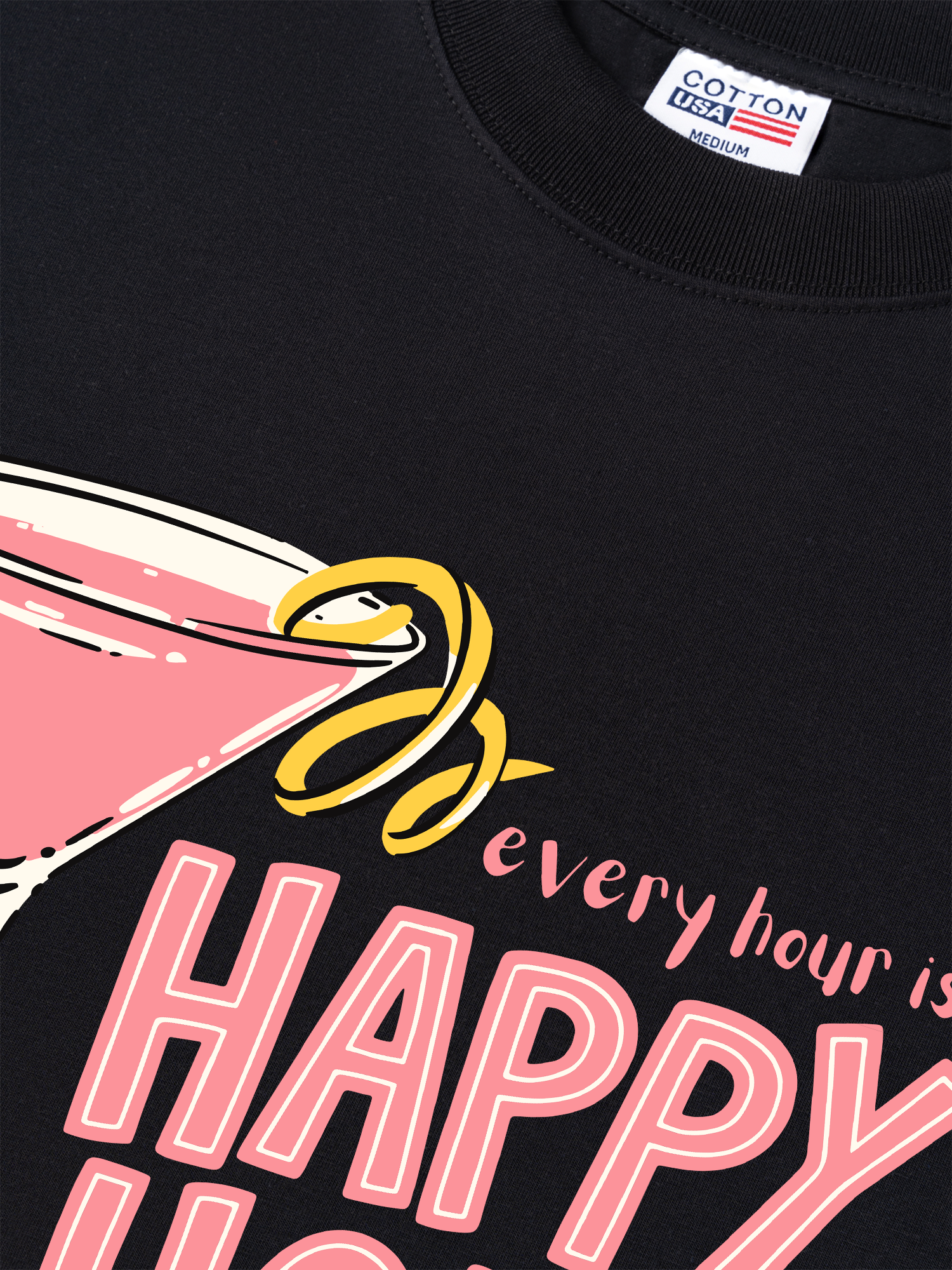 Áo Thun Relaxed Fit Happy Hour