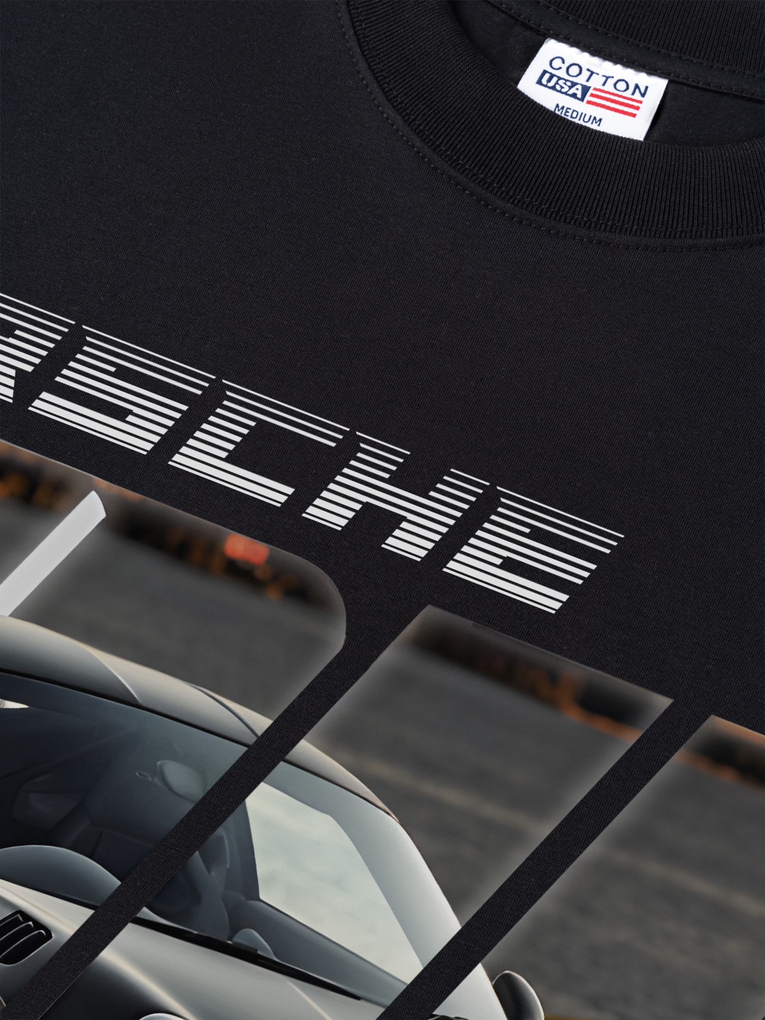 Áo Thun Relaxed Fit Porsche Silver Turbo S