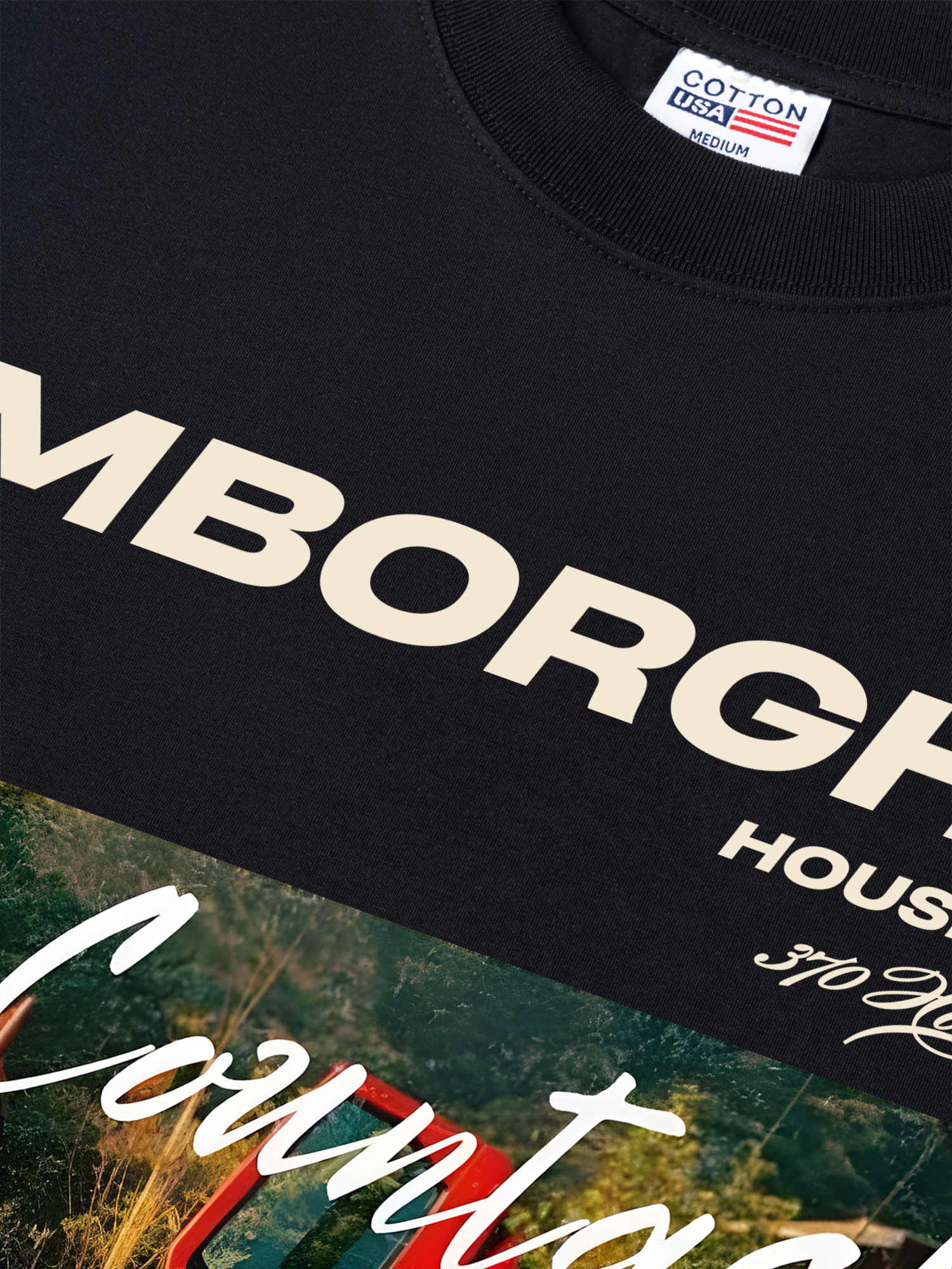 Áo Thun Relaxed Fit Lamborghini Red Countach