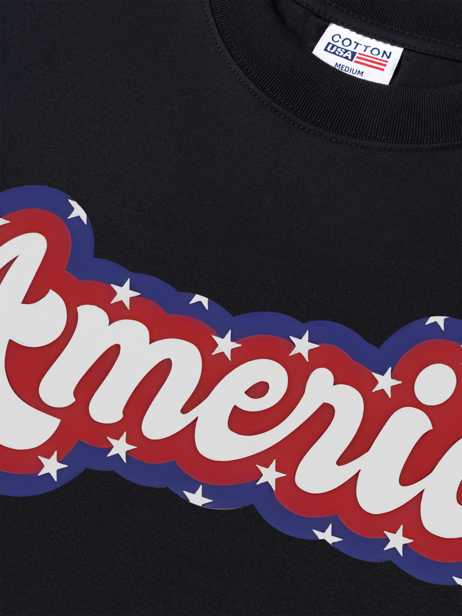 Áo Thun Relaxed USA Retro Flag America
