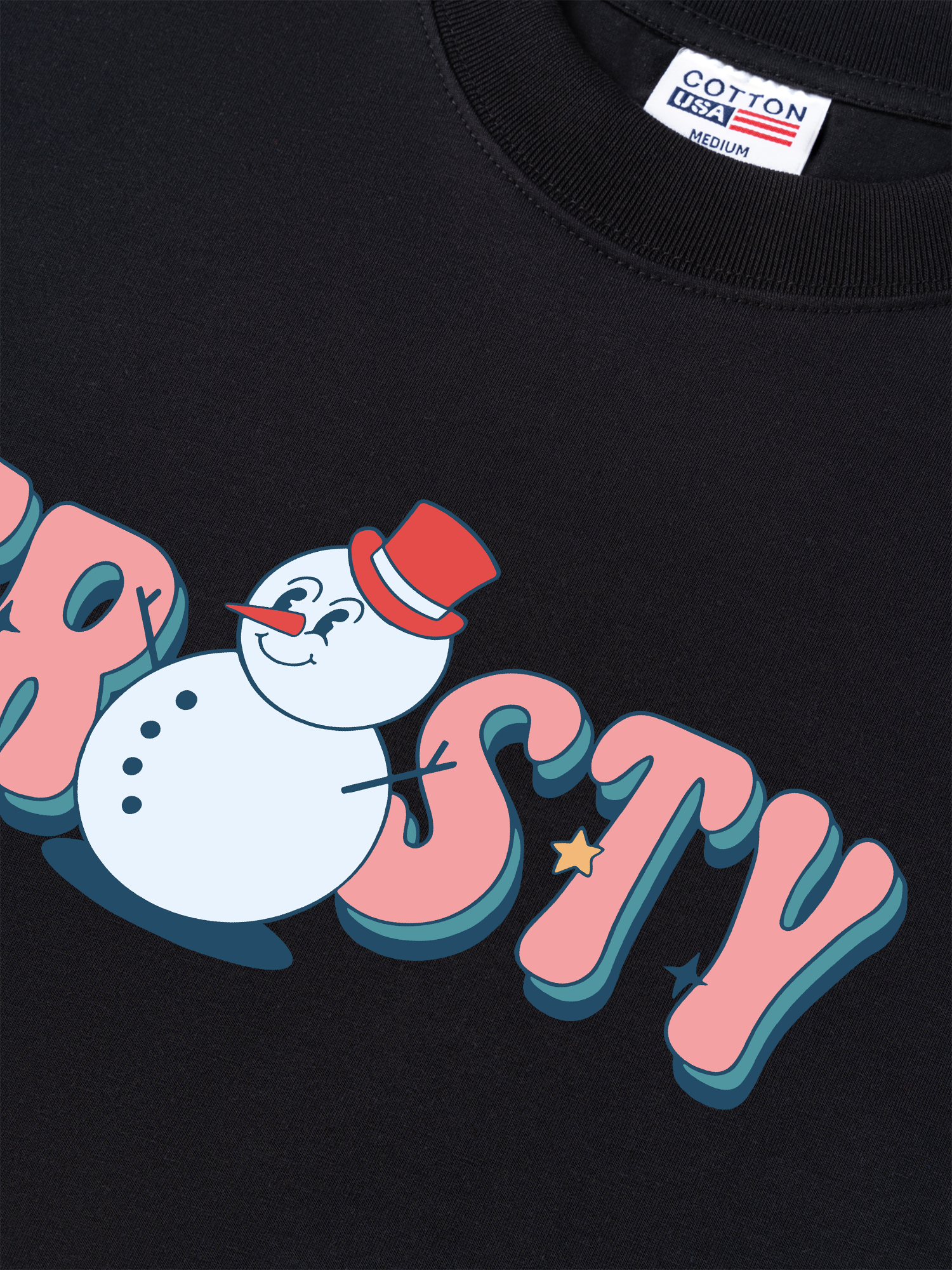 Áo Thun Relaxed Fit Frosty Snowman