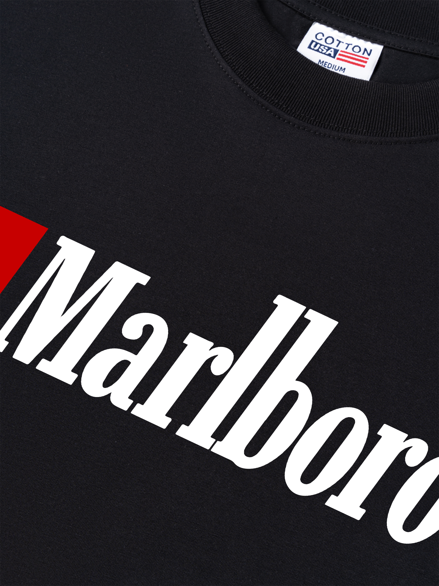 Áo Thun Relaxed Fit Marlboro Typo Logo
