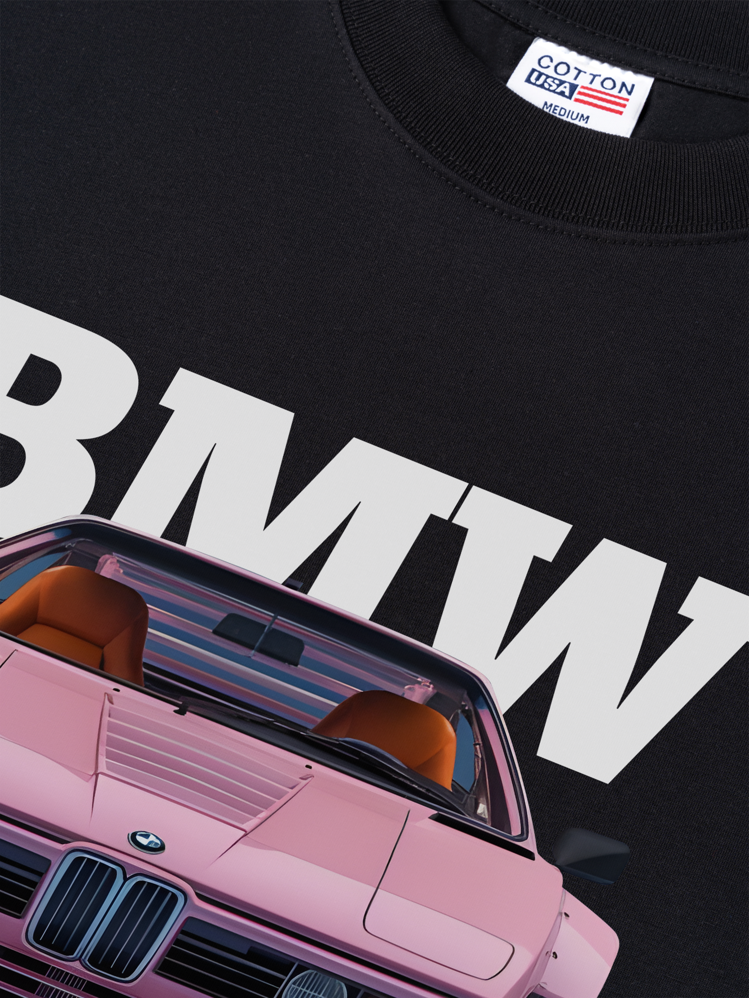 Áo Thun Relaxed Fit BMW M1 Pink