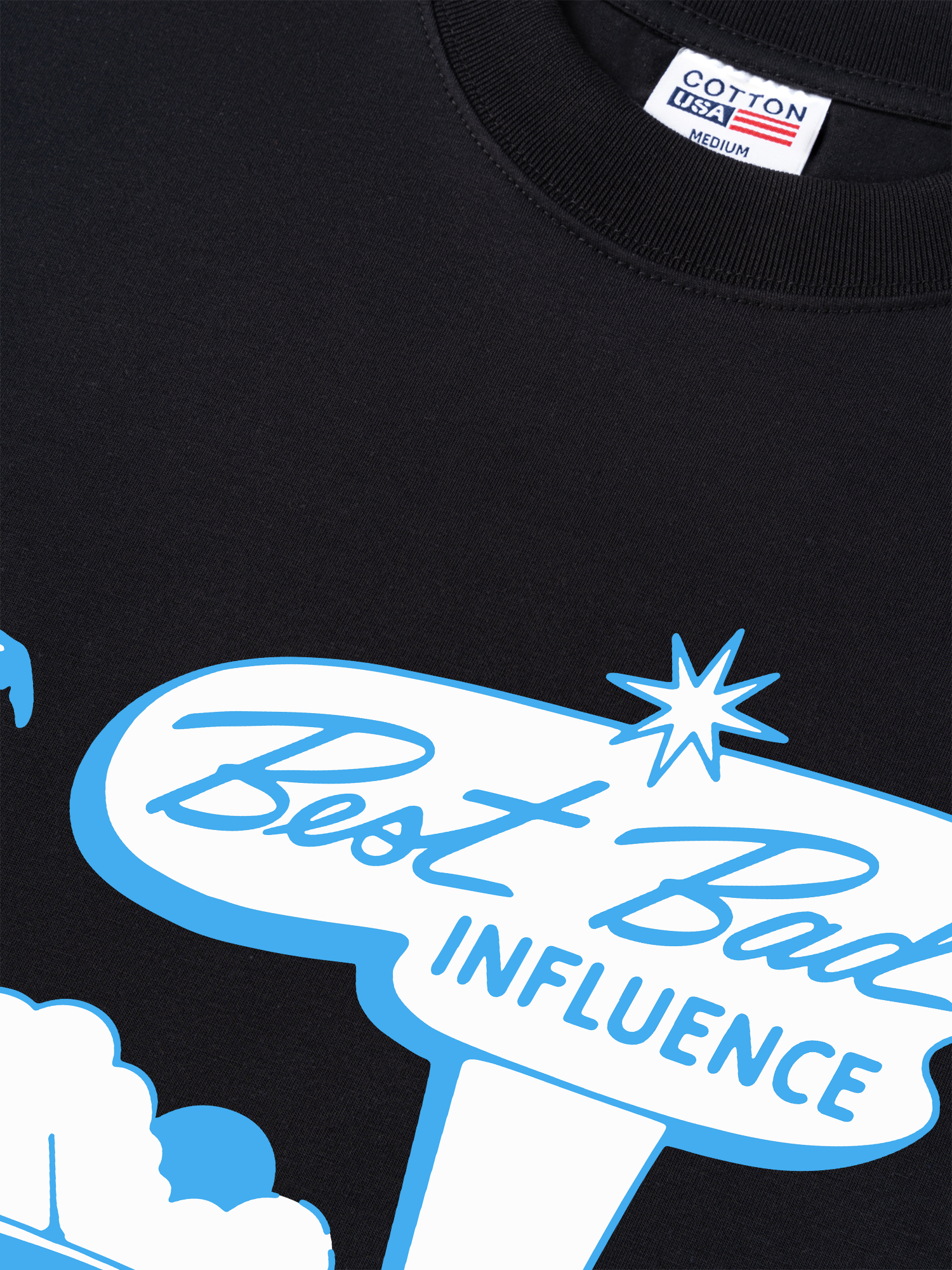 Áo Thun Relaxed Fit Best Bad Influence