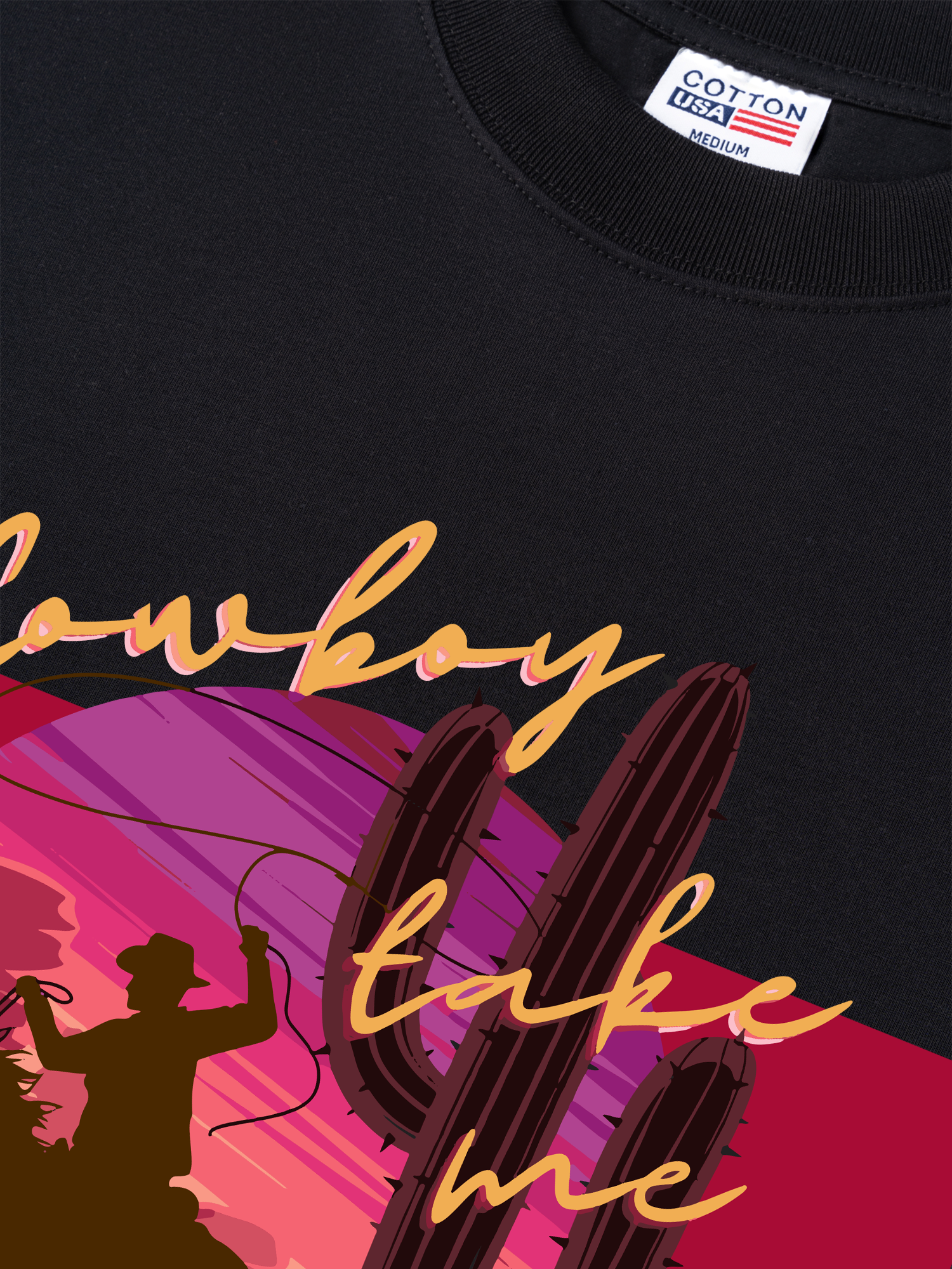 Áo Thun Relaxed Fit Marlboro Cowboy Take Me Away