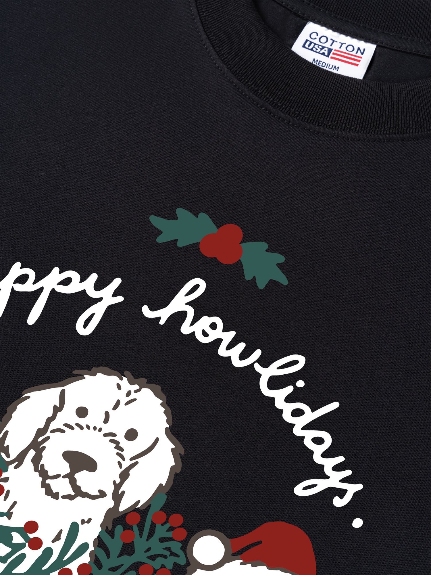 Áo Thun Relaxed Fit Happy Howlidays