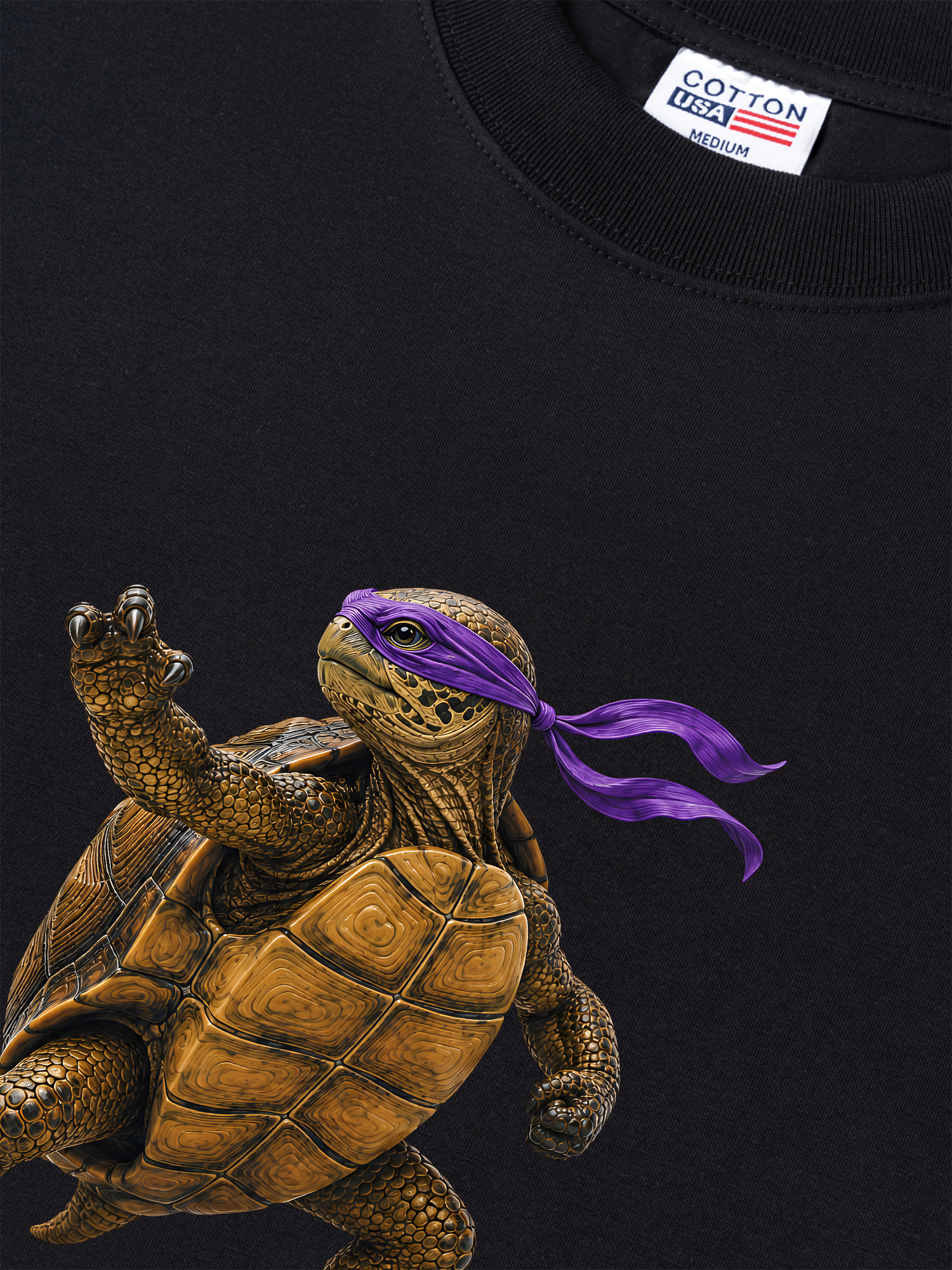 Áo Thun Relaxed Fit Purple Turtle