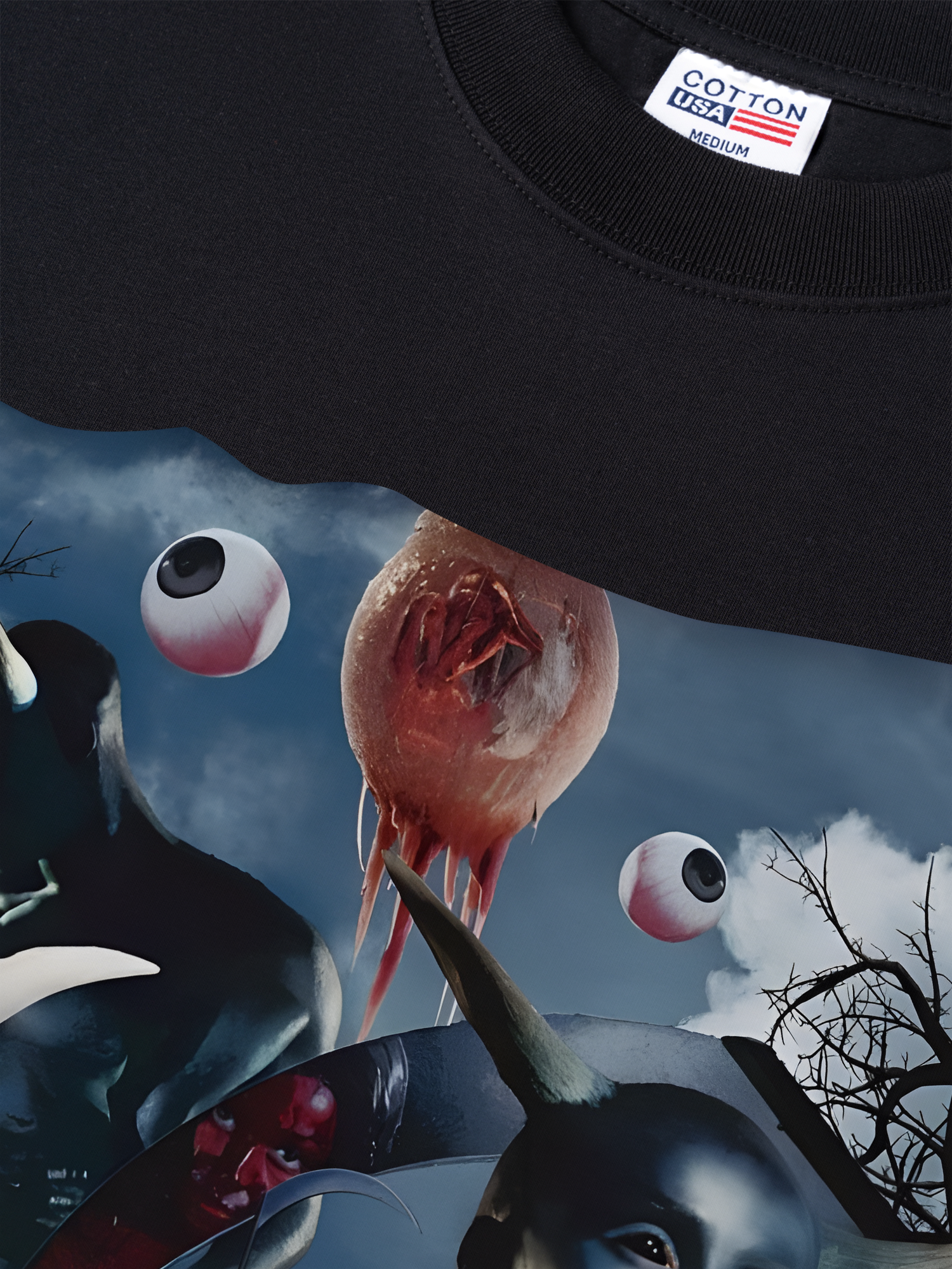 Áo Thun Relaxed Fit Rapper Doja Cat Red Town