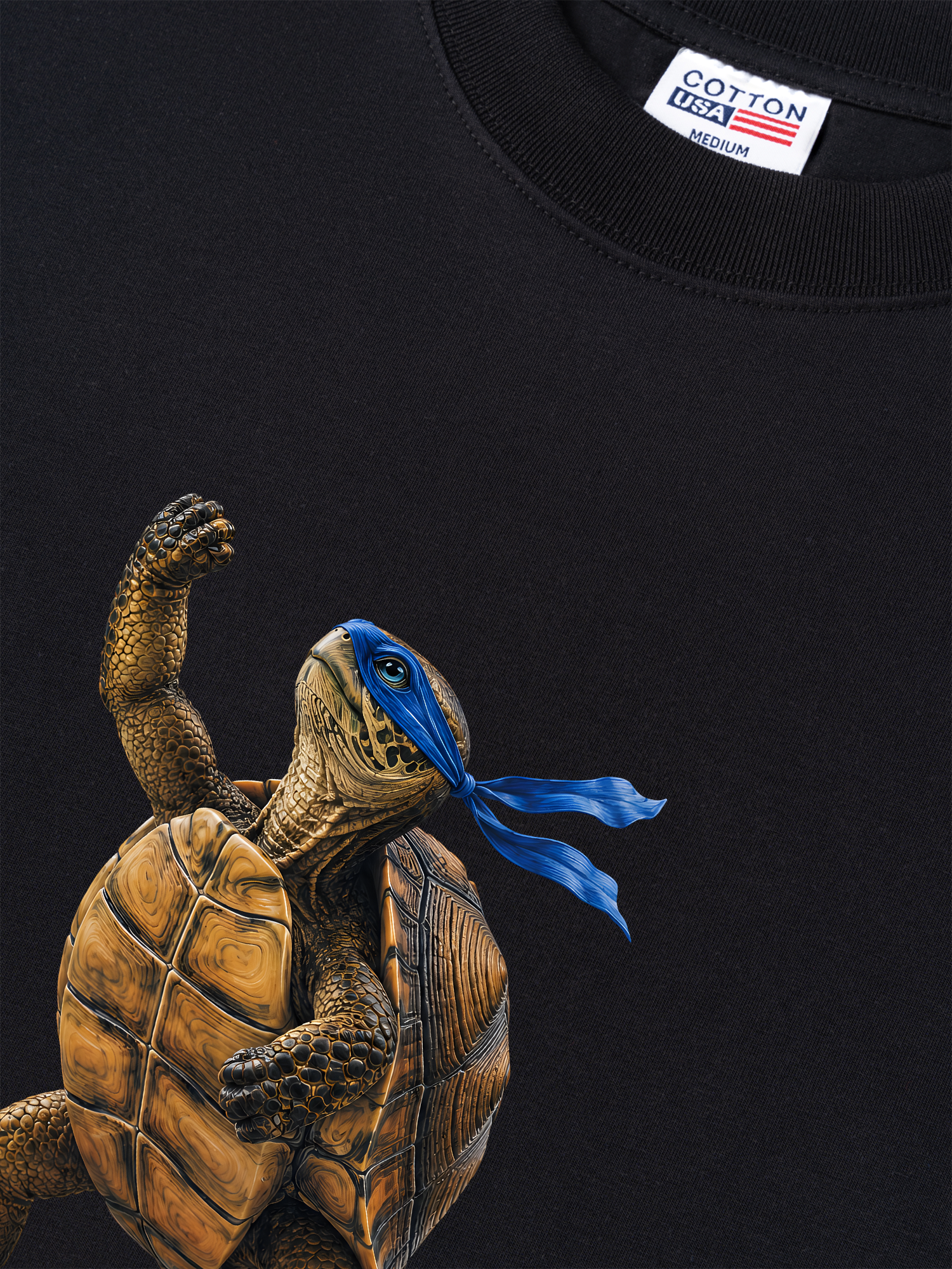 Áo Thun Relaxed Fit Blue Turtle