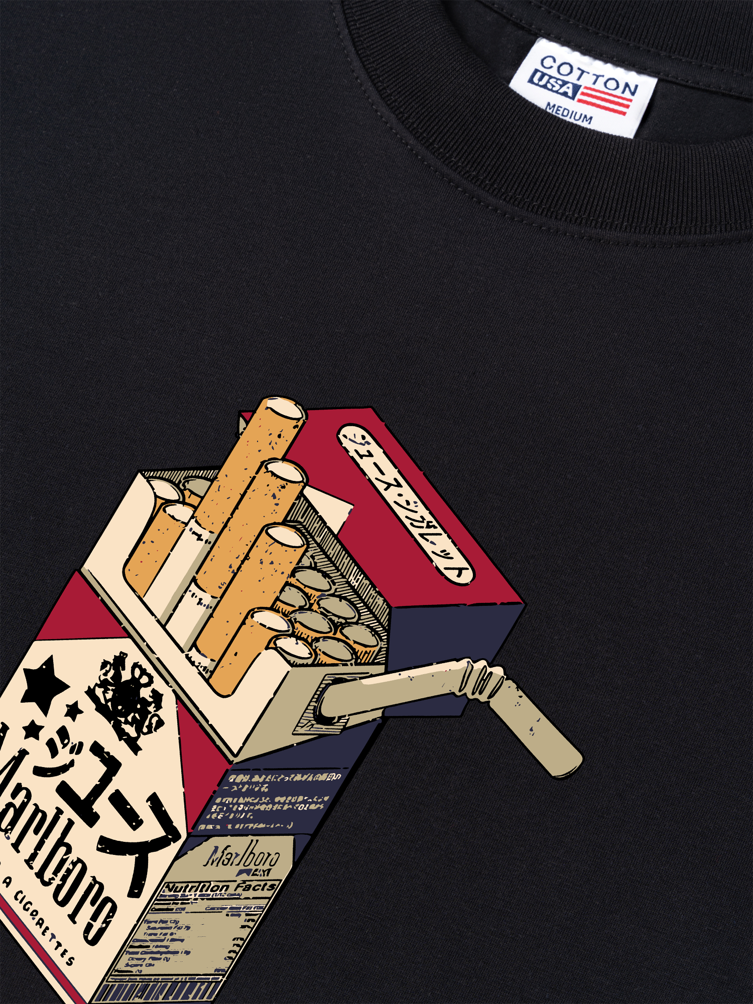 Áo Thun Relaxed Fit Marlboro 2D Class A Cigarettes