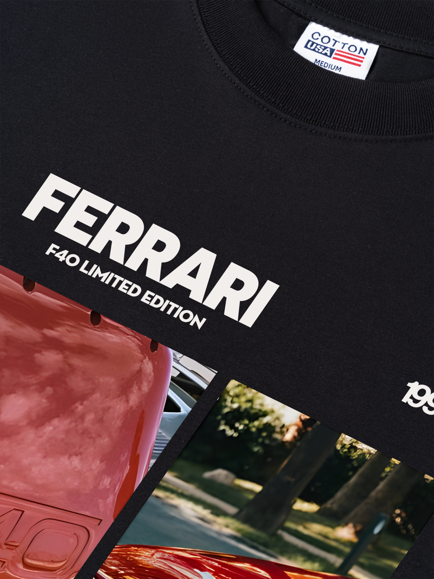 Áo Thun Relaxed Fit Ferrari F40 Limited Edition
