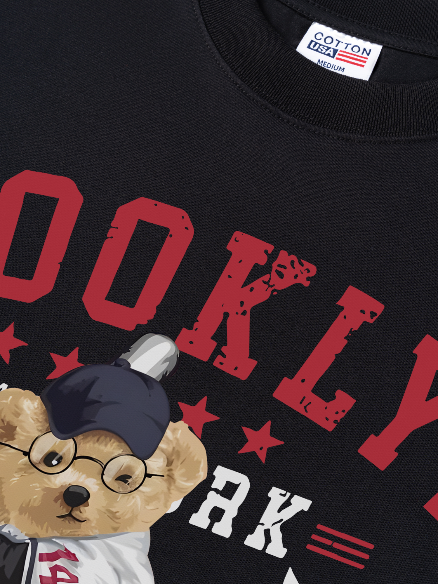 Áo Thun Relaxed Fit Baseball Teddy Team