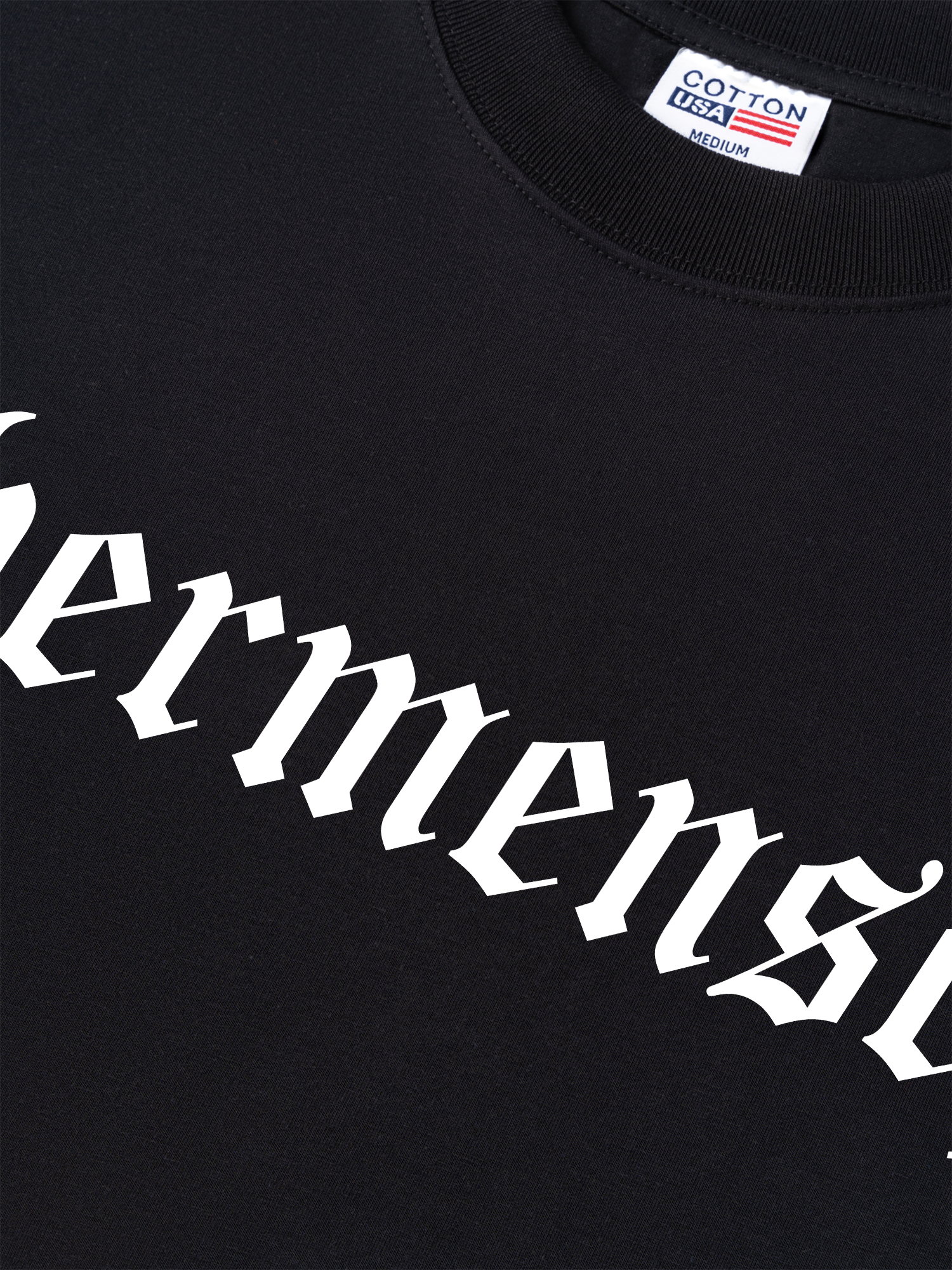 Áo Thun Relaxed Fit Idols Ubermensch Black And White