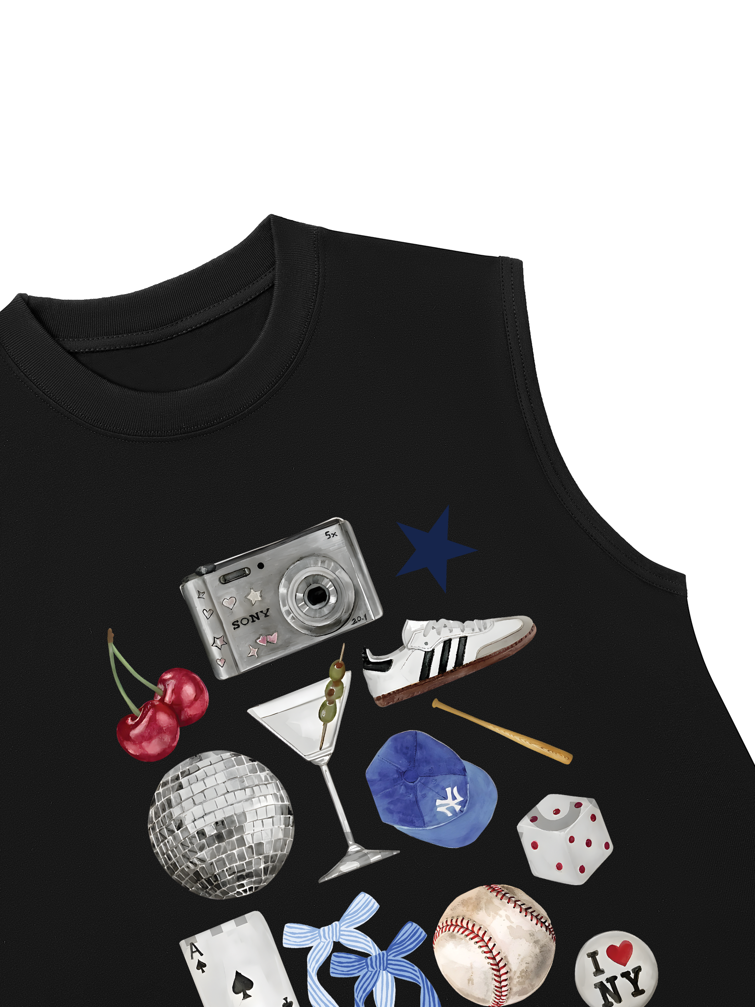 Áo Ba Lỗ Relaxed Fit Baseball Cute Things
