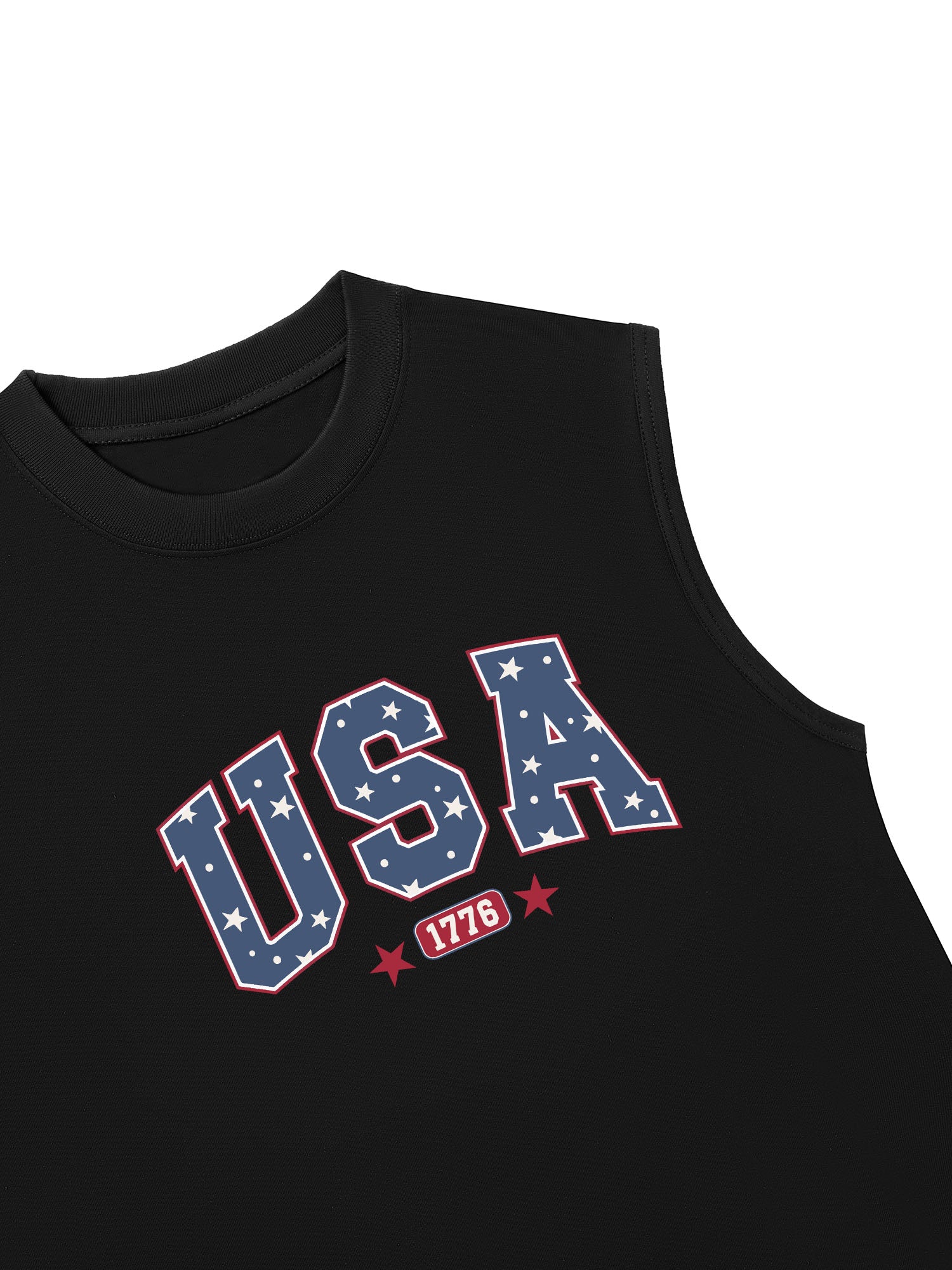 Áo Ba Lỗ Relaxed Fit USA Retro Star