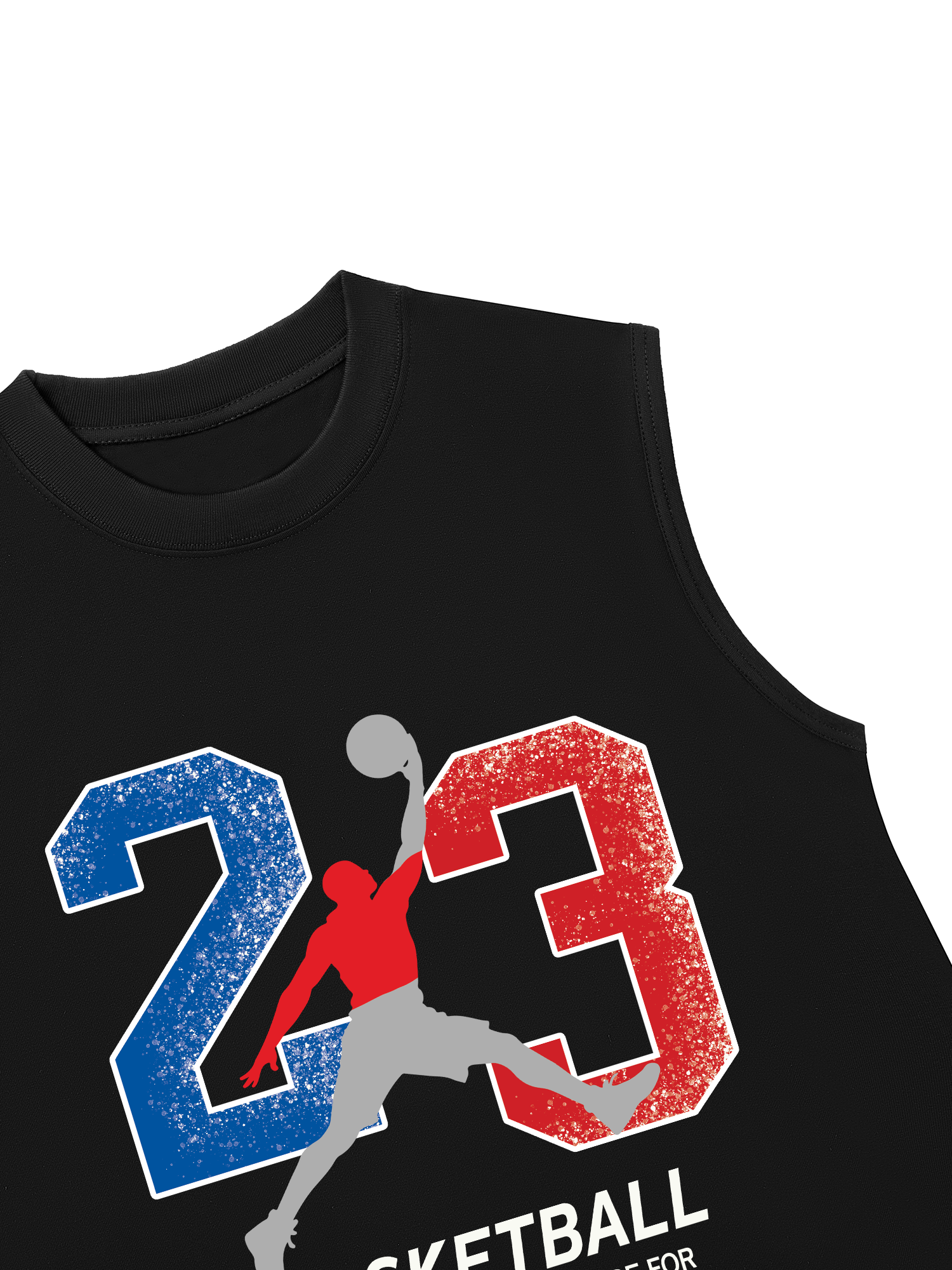 Áo Ba Lỗ Relaxed Fit Basketball Sport Player 23