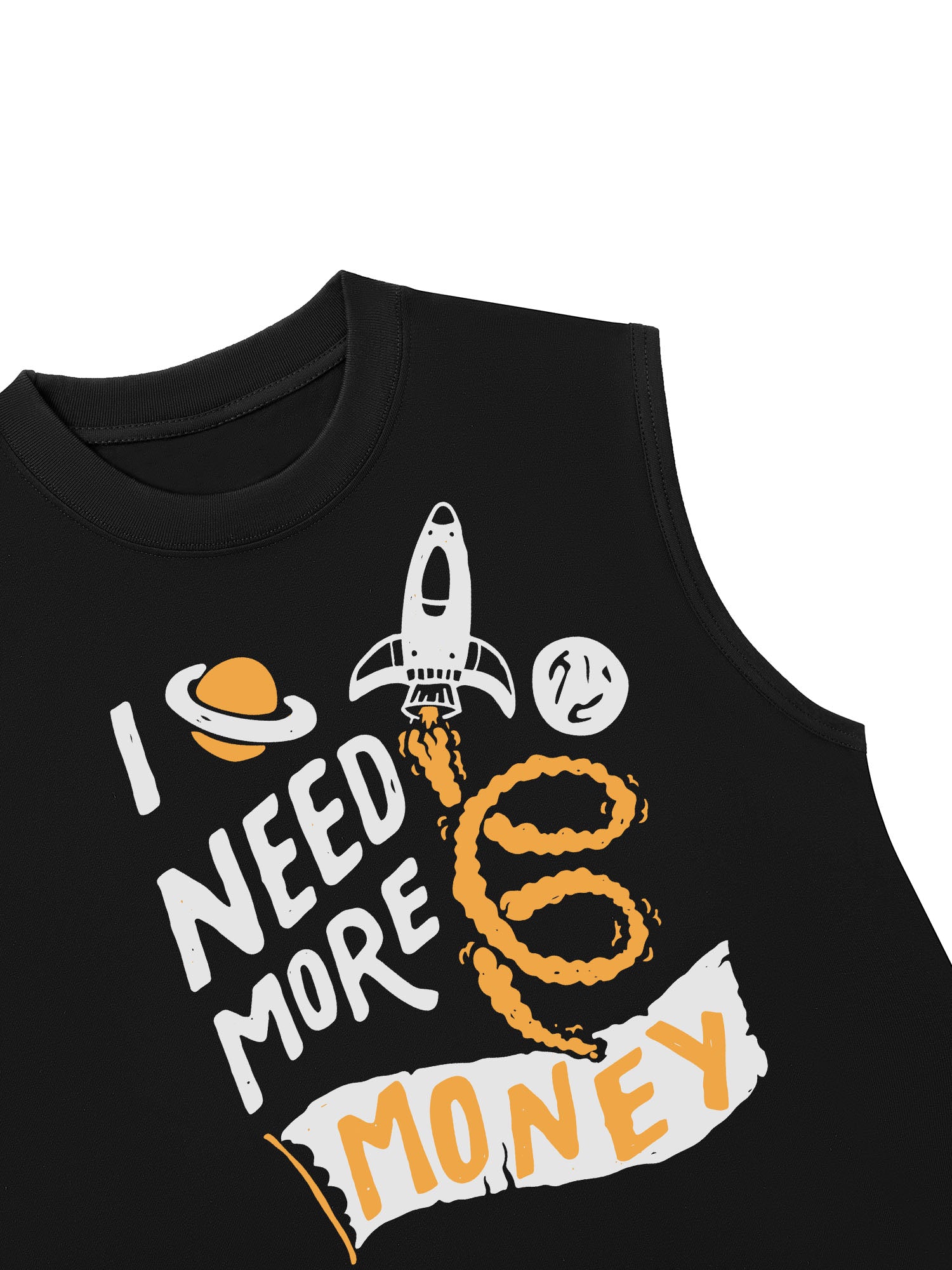 Áo Ba Lỗ Relaxed Fit Money I Need More