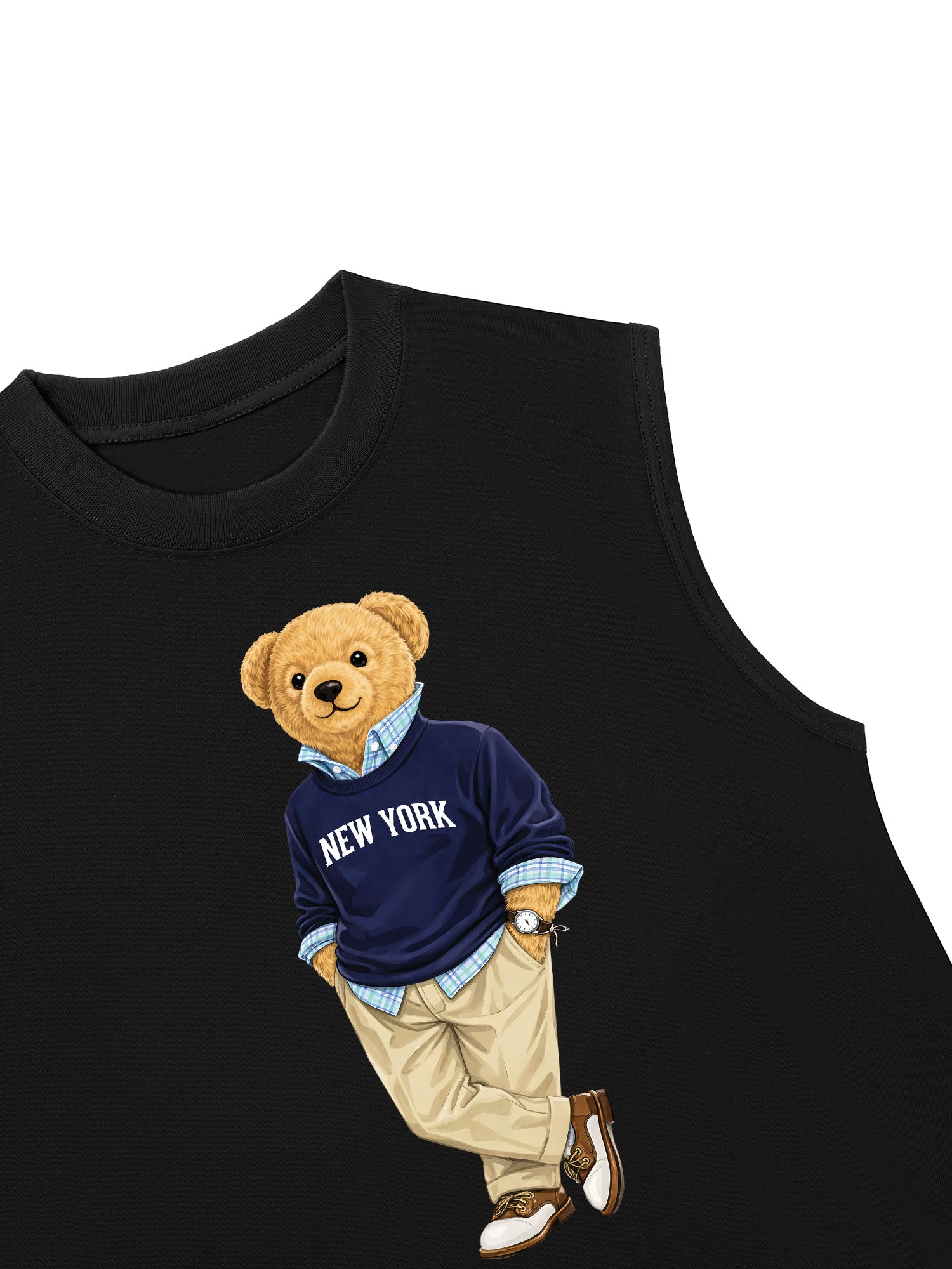 Áo Ba Lỗ Relaxed Fit Classic Bear