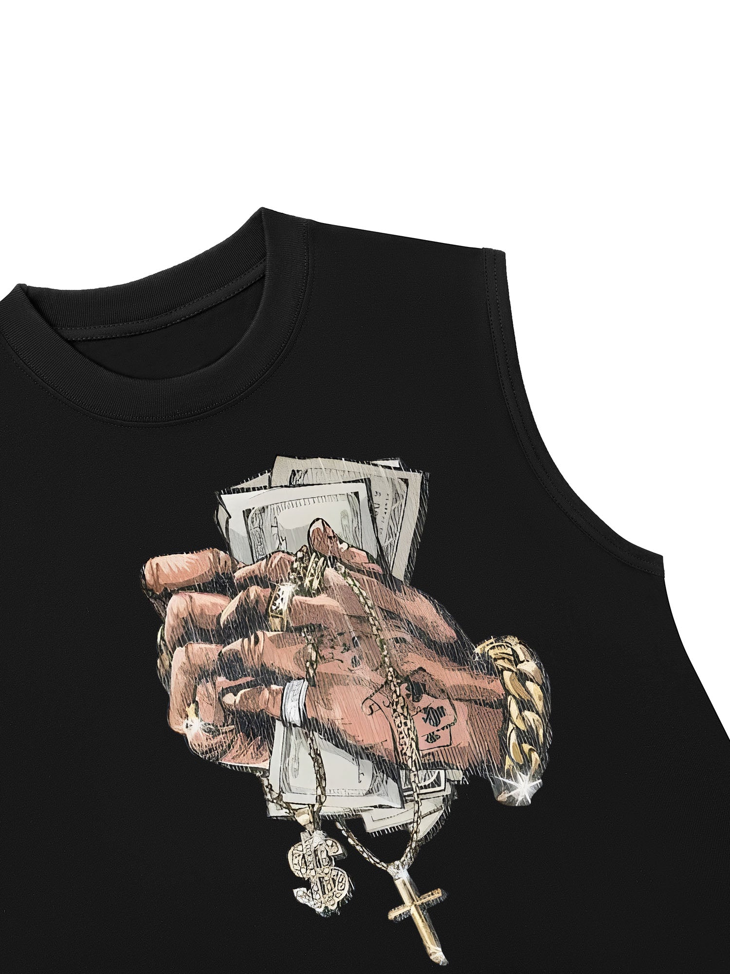 Áo Ba Lỗ Relaxed Fit Money Your Dream