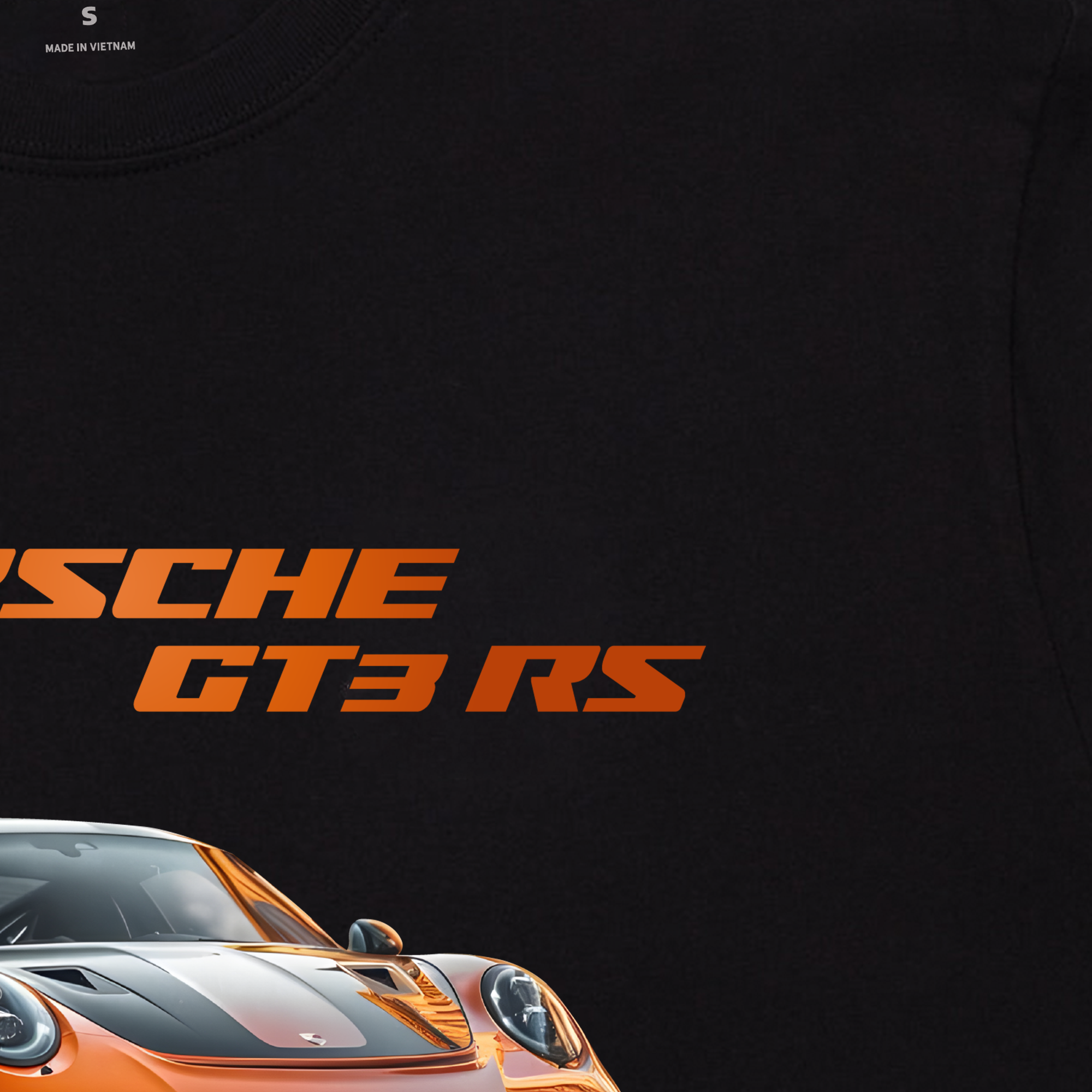 Áo Thun Oversize Porsche Orange Layer GT3 RS