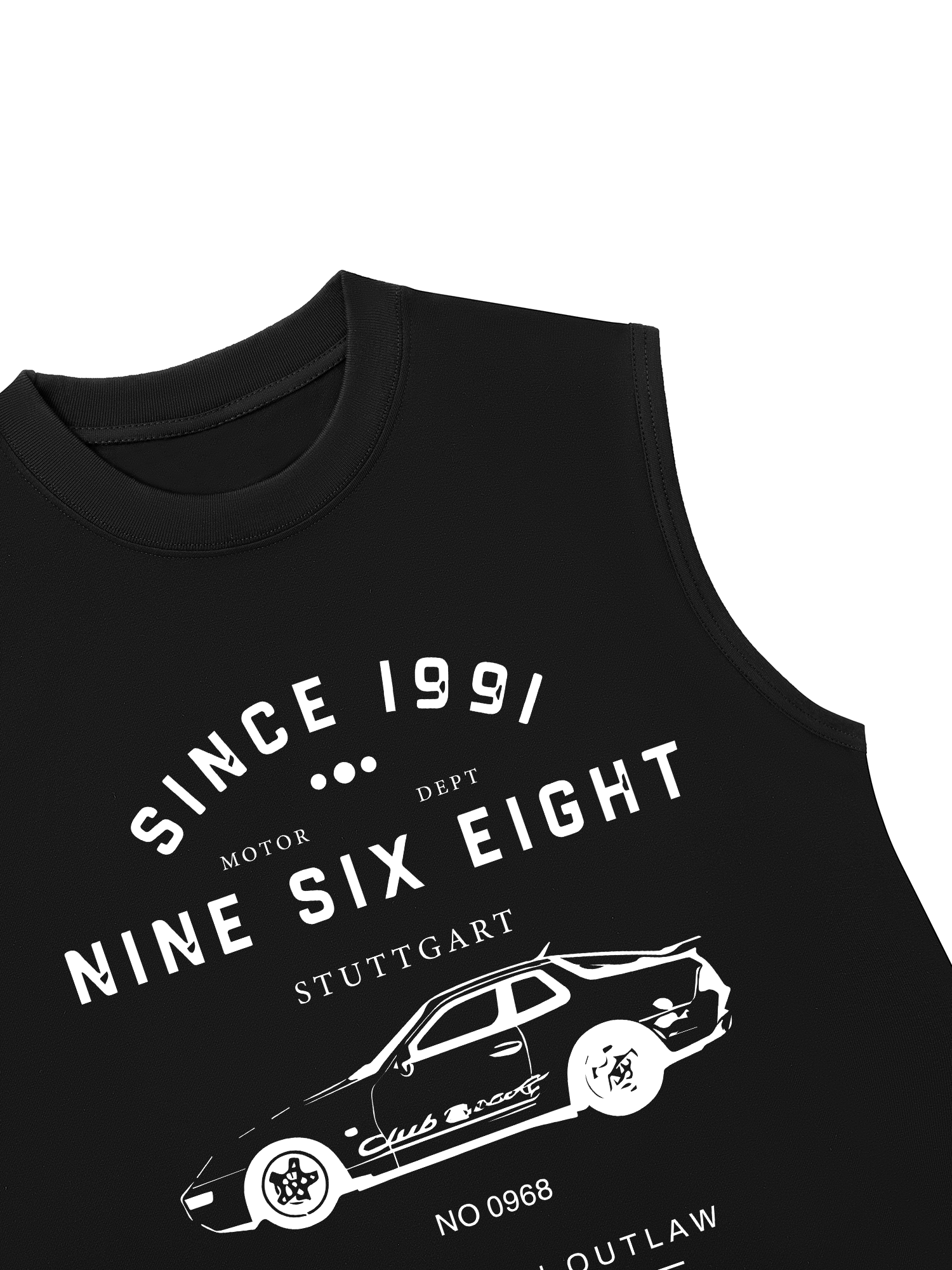 Áo Ba Lỗ Relaxed Fit Porsche Nine Six Eight