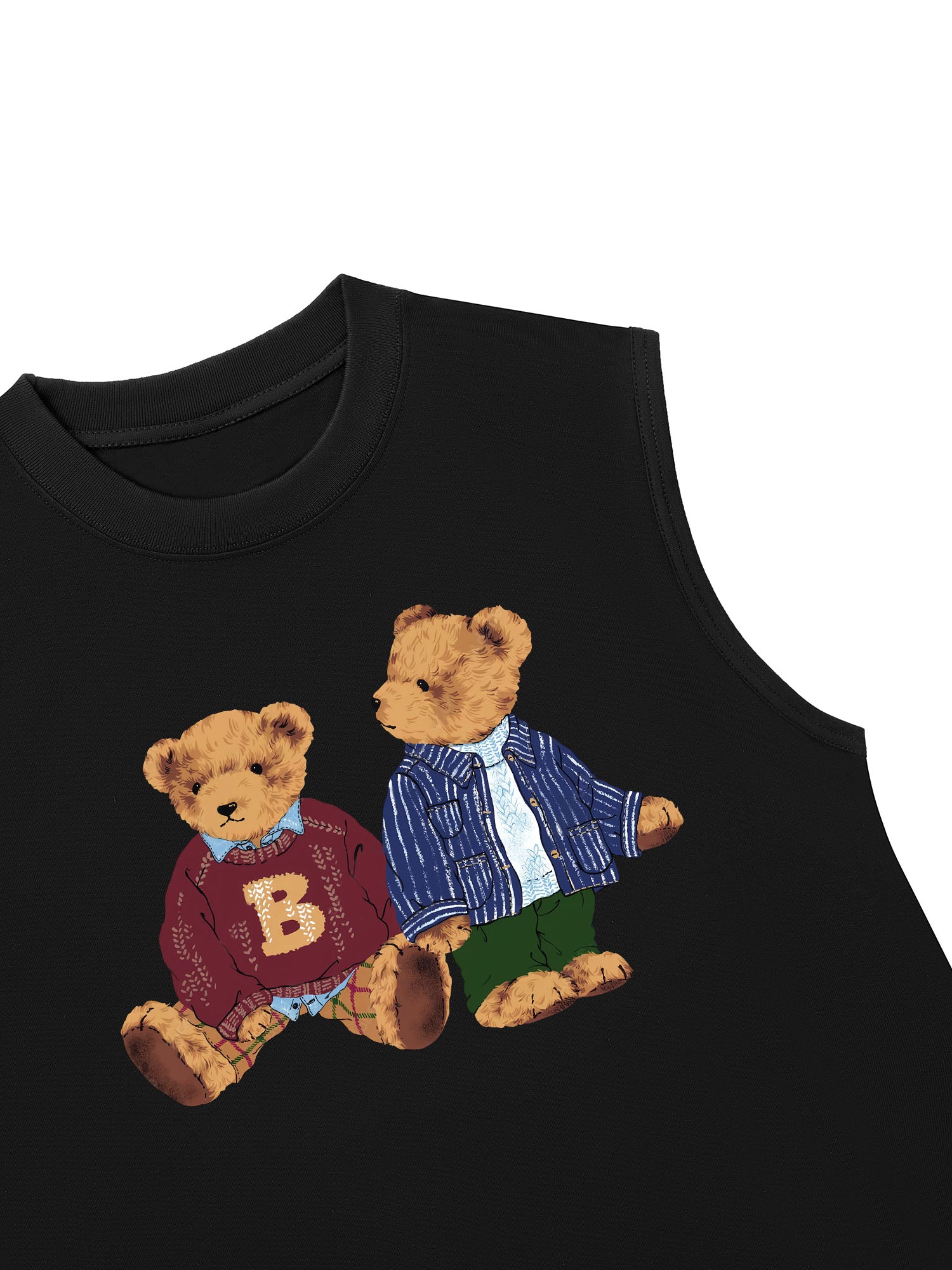 Áo Ba Lỗ Relaxed Fit Brown Bear