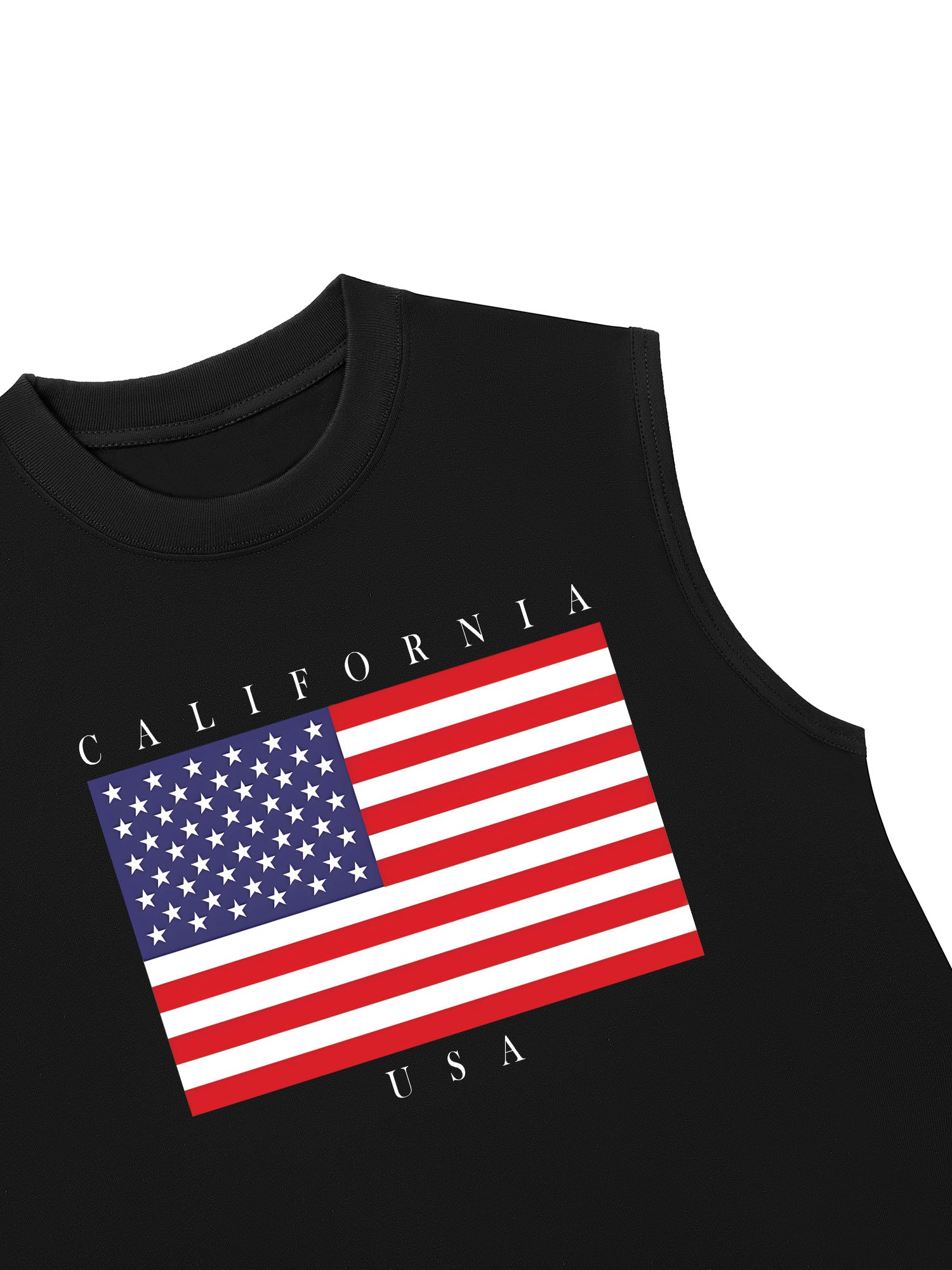 Áo Ba Lỗ Relaxed Fit USA California Basic Style