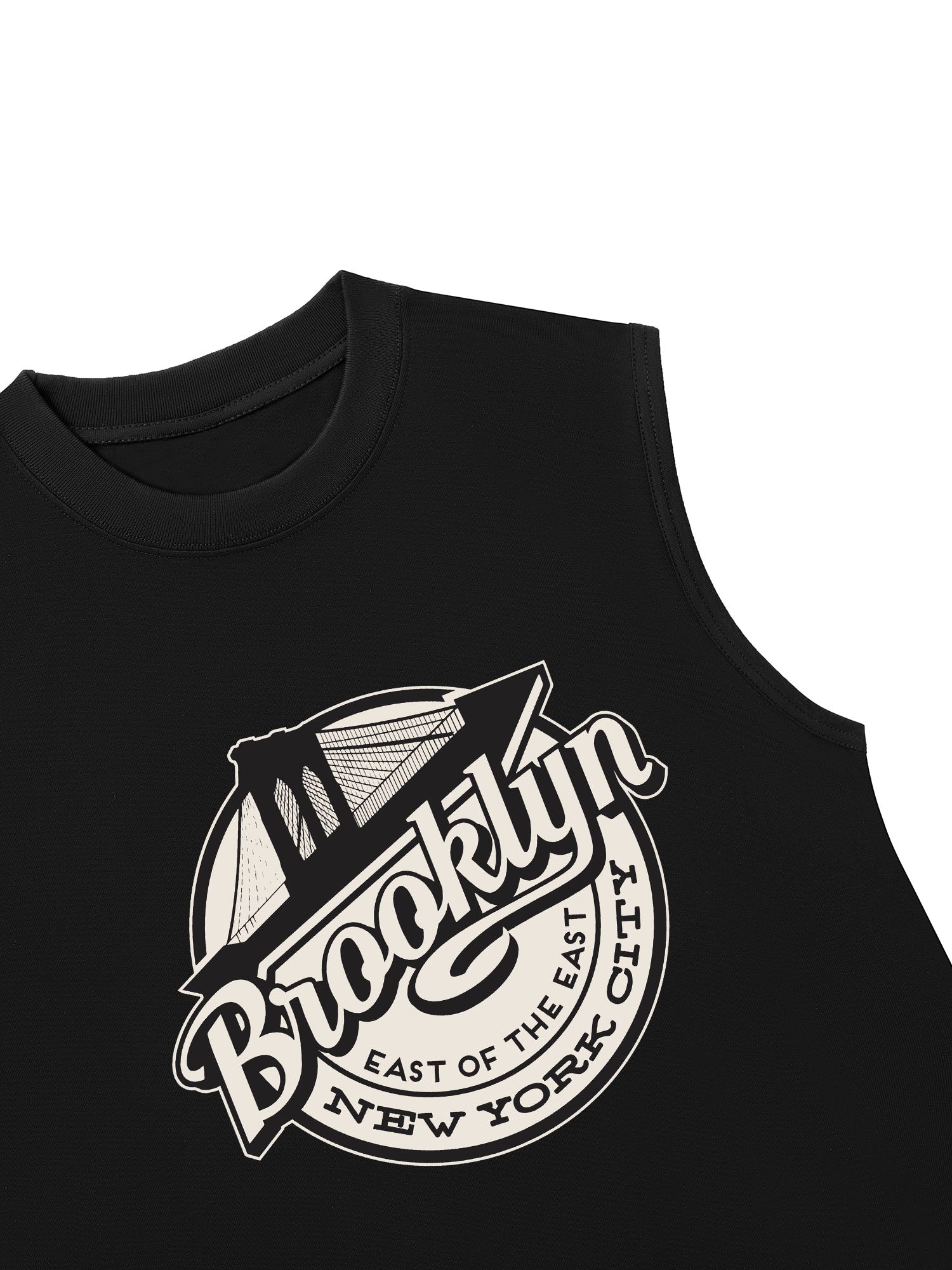 Áo Ba Lỗ Relaxed Fit USA Brooklyn East Of The East