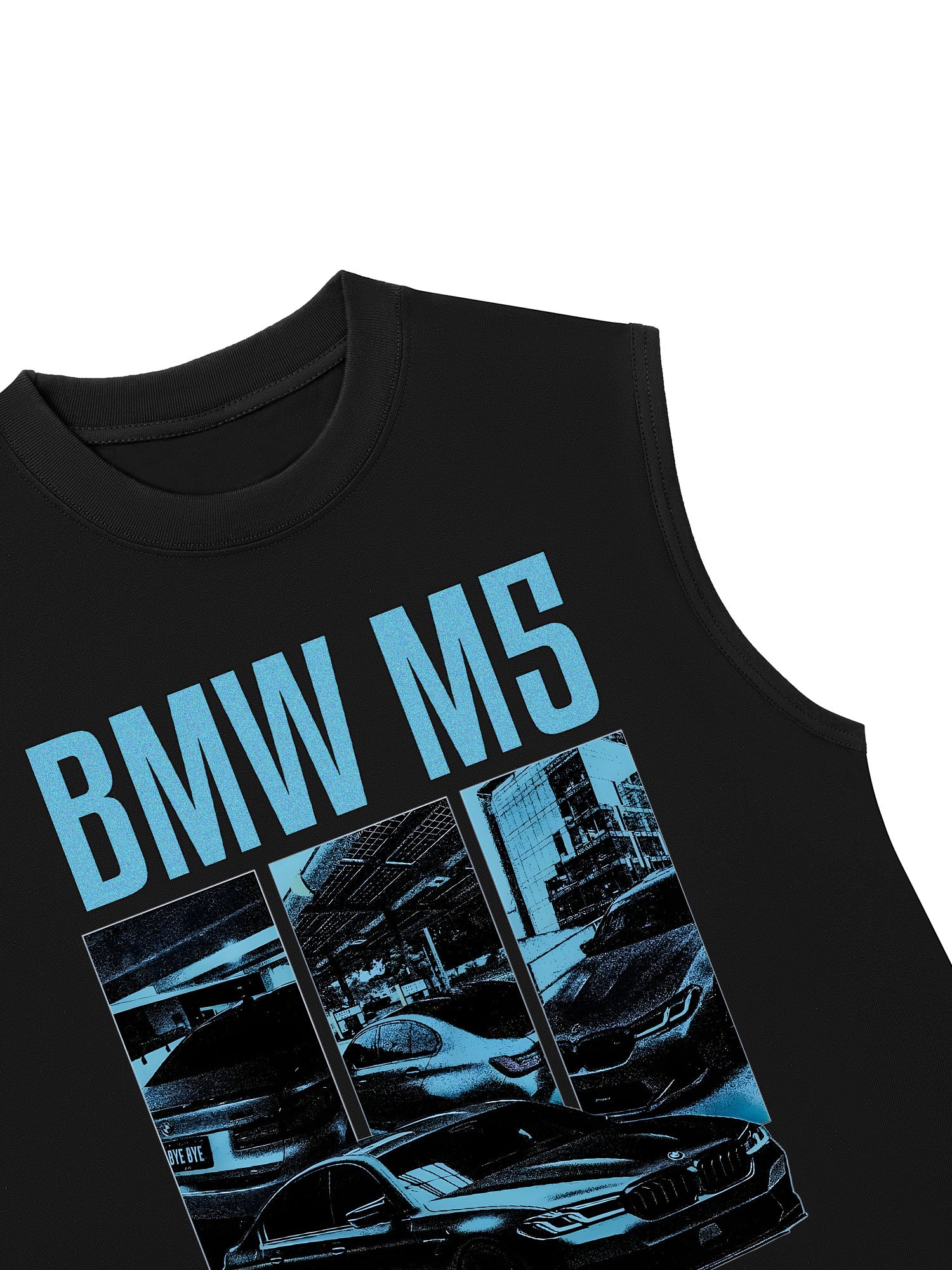 Áo Ba Lỗ Relaxed Fit BMW M5 Dark Blue