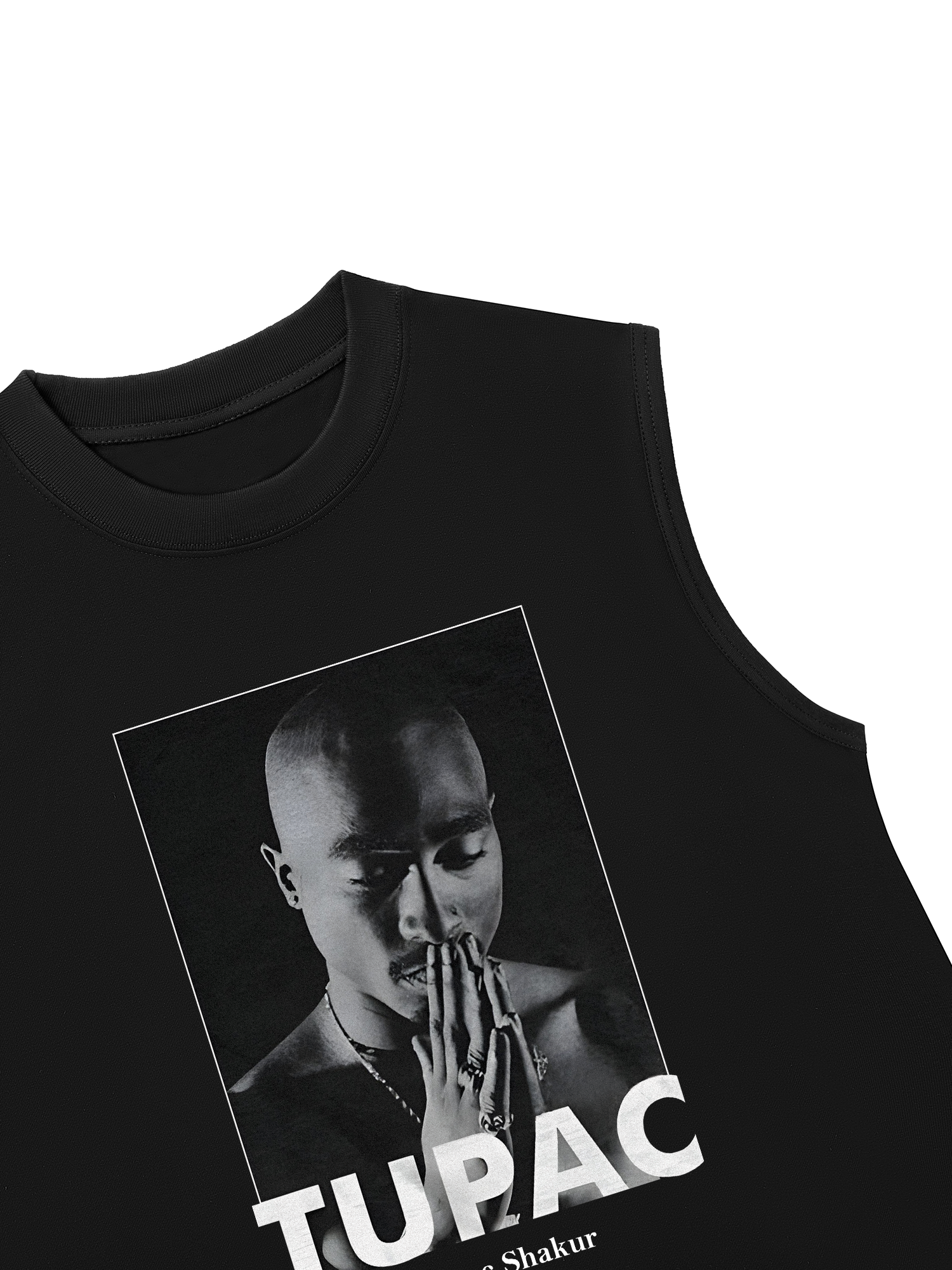 Áo Ba Lỗ Relaxed Fit Rapper Tupac Shakur