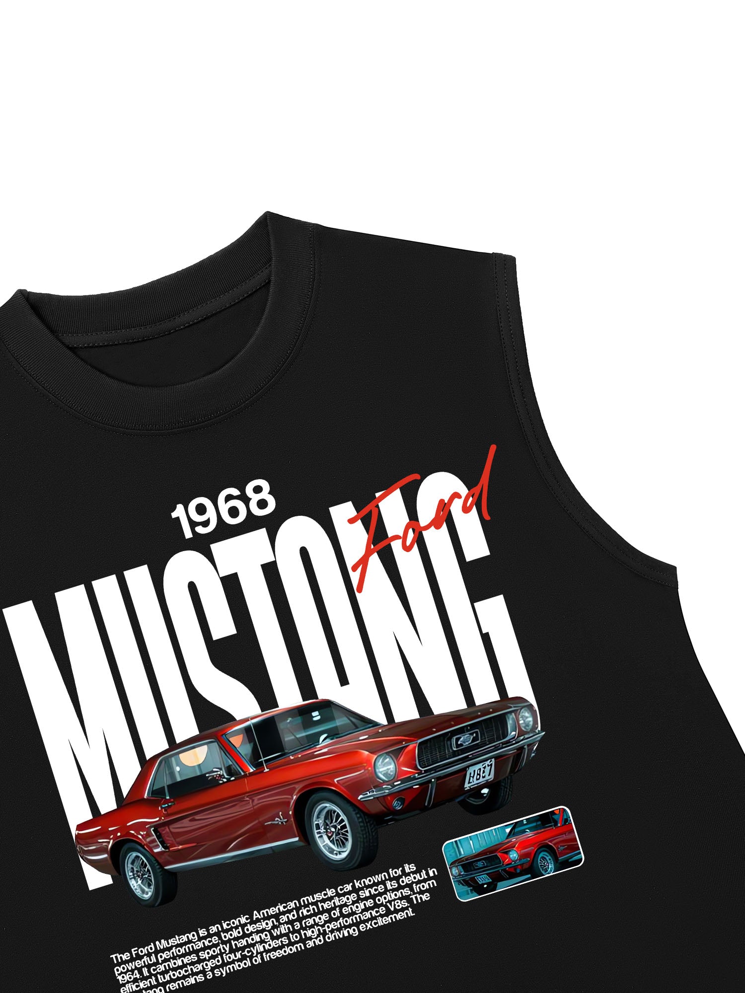 Áo Ba Lỗ Relaxed Fit Ford 1968 Mustang