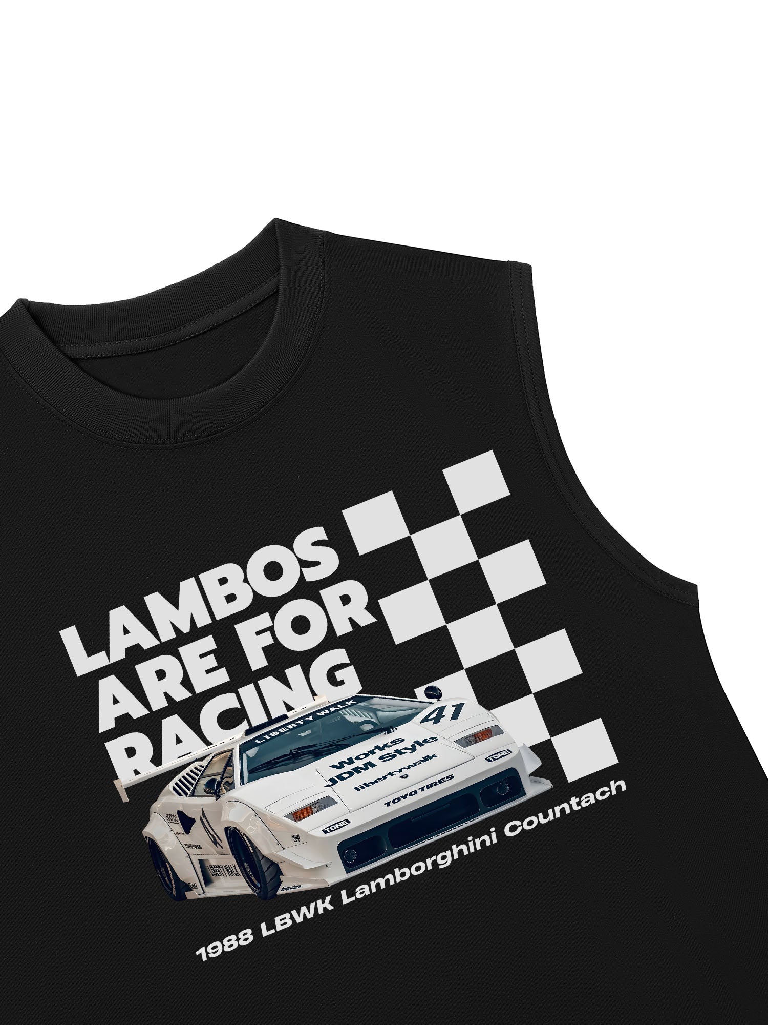 Áo Ba Lỗ Relaxed Fit Lamborghini Are For Racing