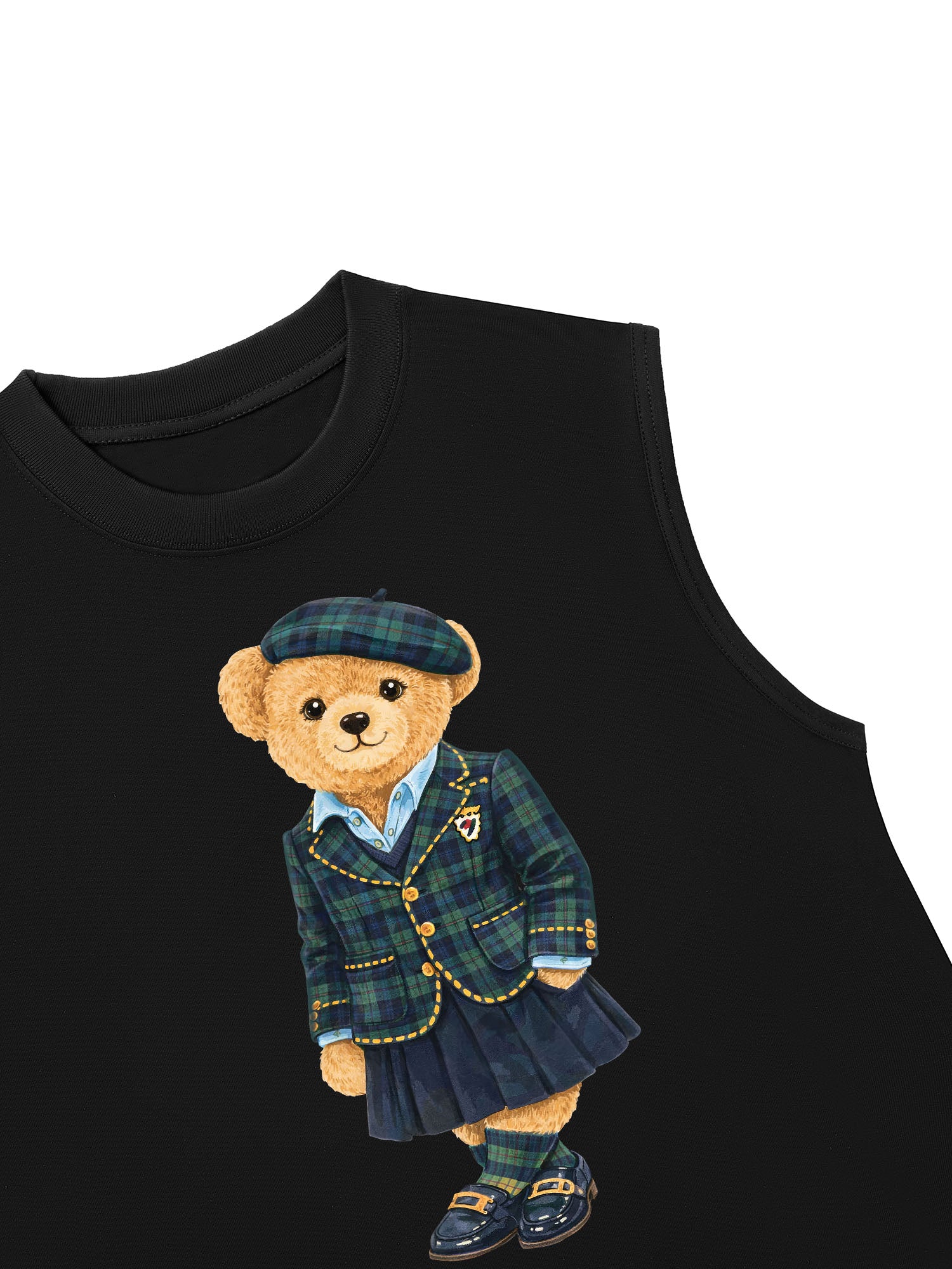 Áo Ba Lỗ Relaxed Fit Bear Three