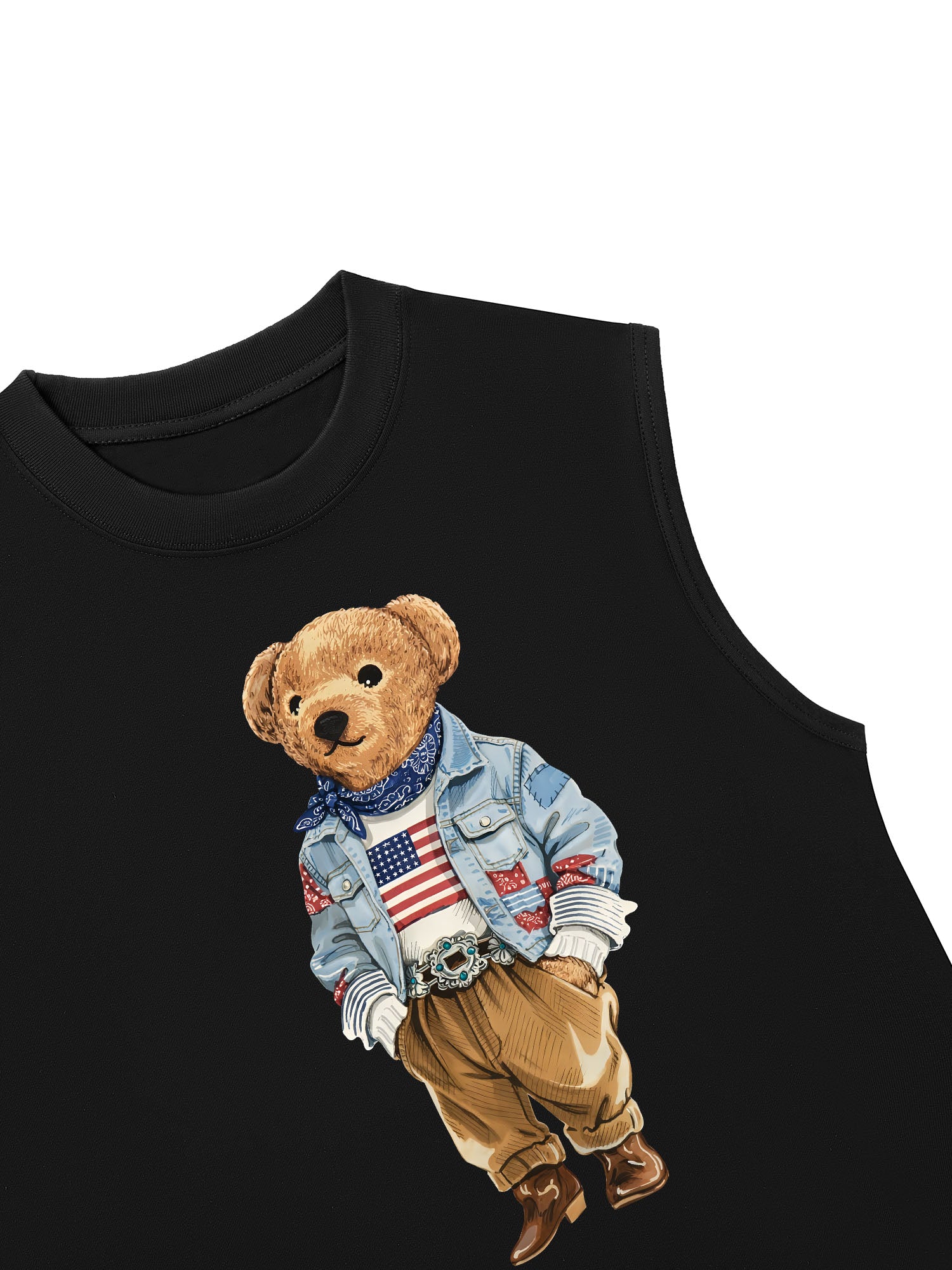 Áo Ba Lỗ Relaxed Fit Cowboy Bear