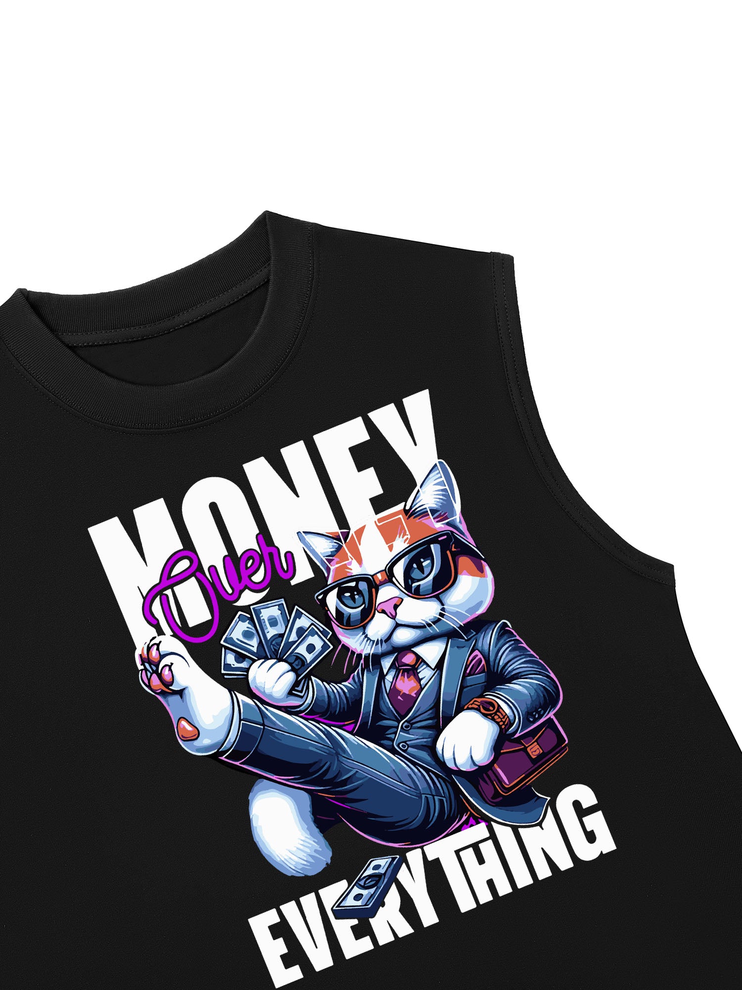 Áo Ba Lỗ Relaxed Fit Money Over Everything